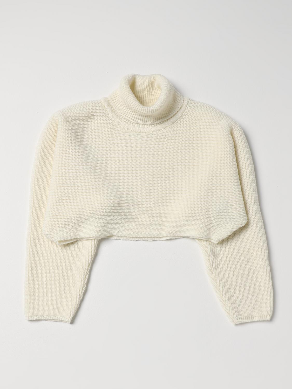MSGM KIDS PULLOVER: Pullover kinder MSGM Kids, Cream - Img 1