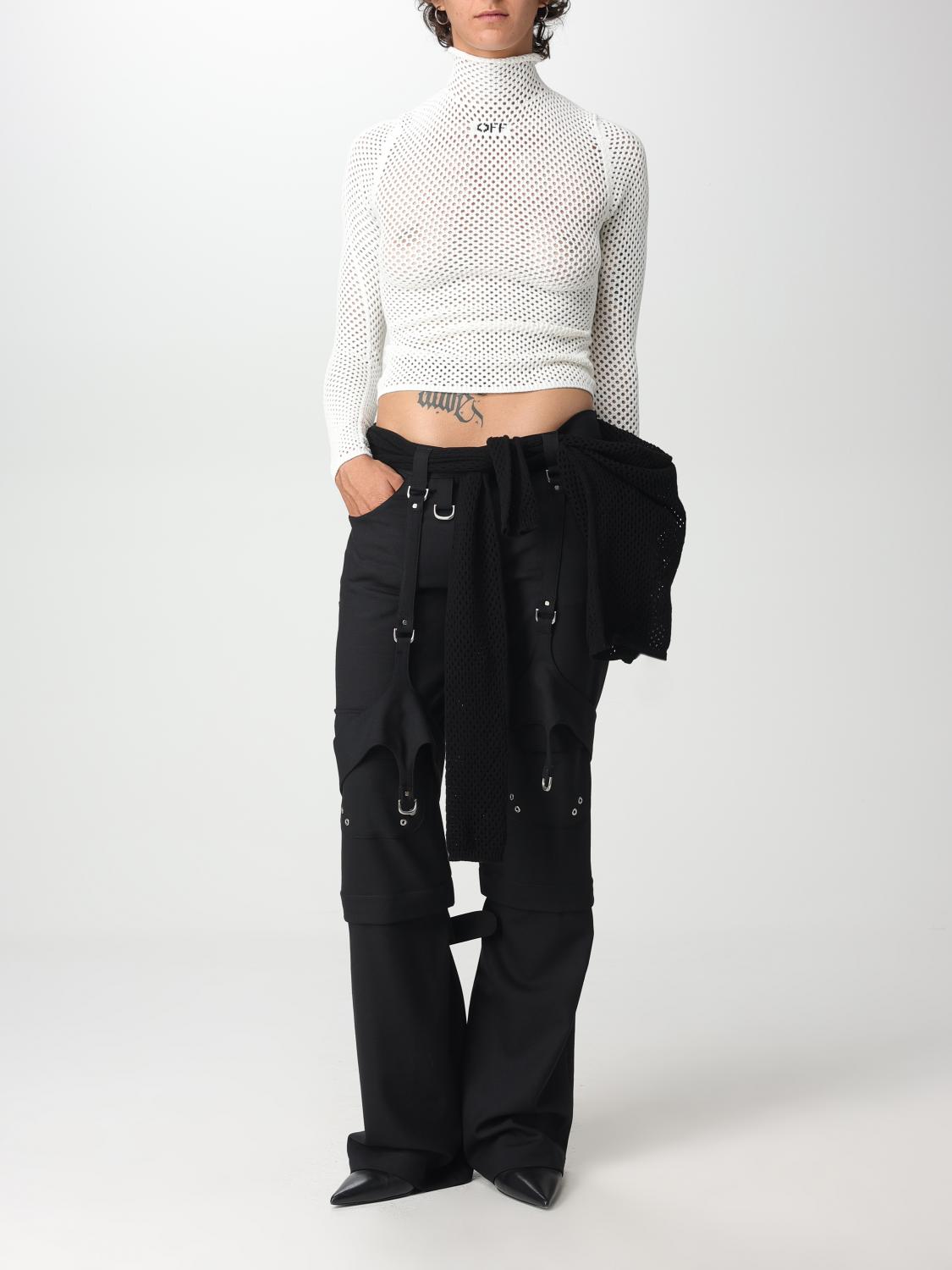 OFF-WHITE JERSEY: Jersey mujer Off-white, Blanco - Img 2