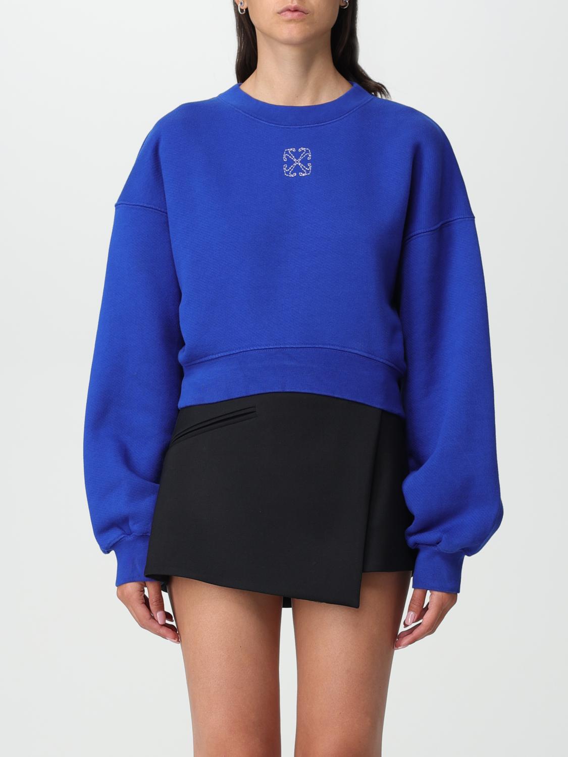 OFF-WHITE PULL: Pull femme Off-white, Bleu - Img 1