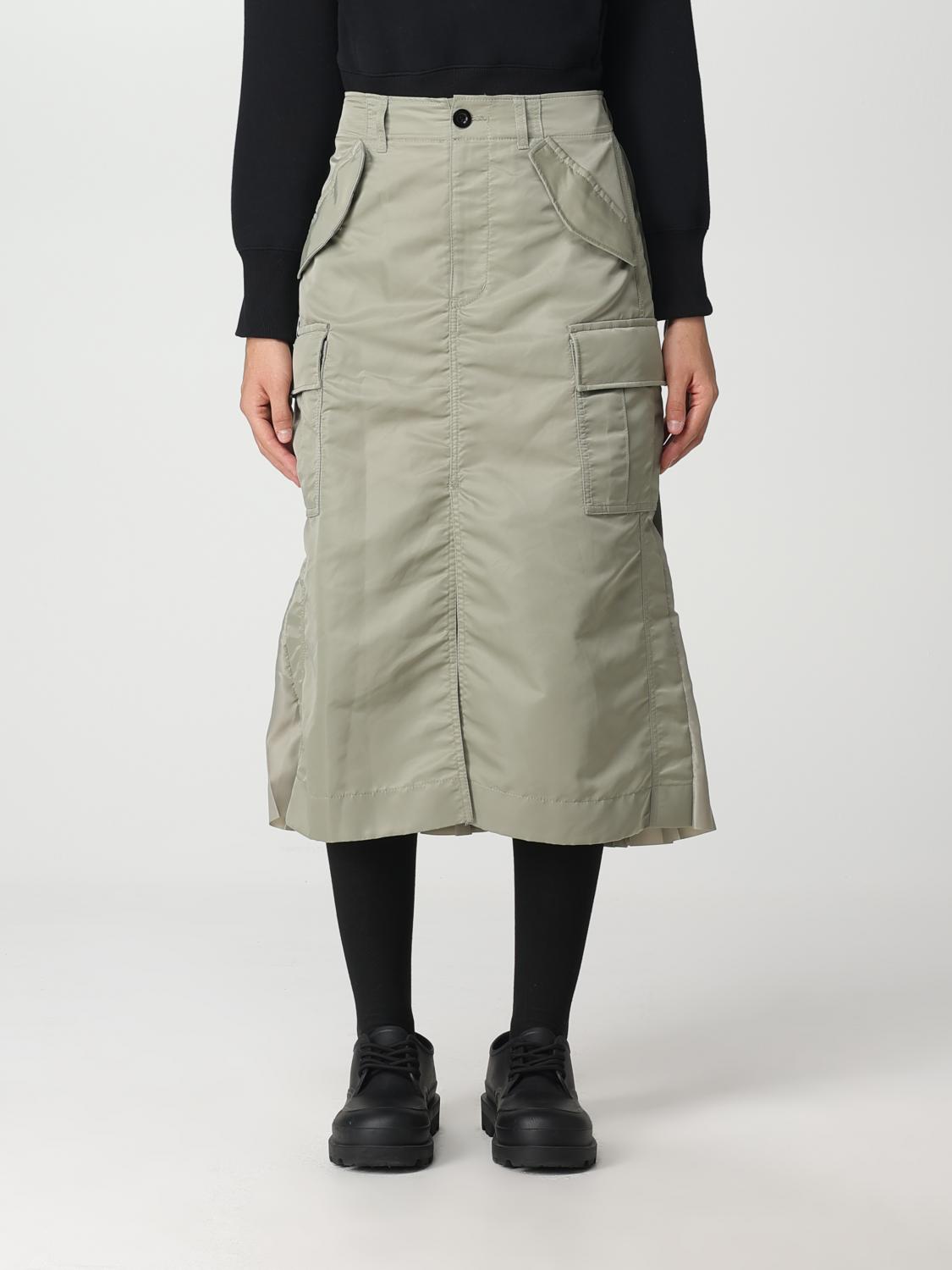 Sacai Spun Organza Skirt Skirts 600062925brn main image 1