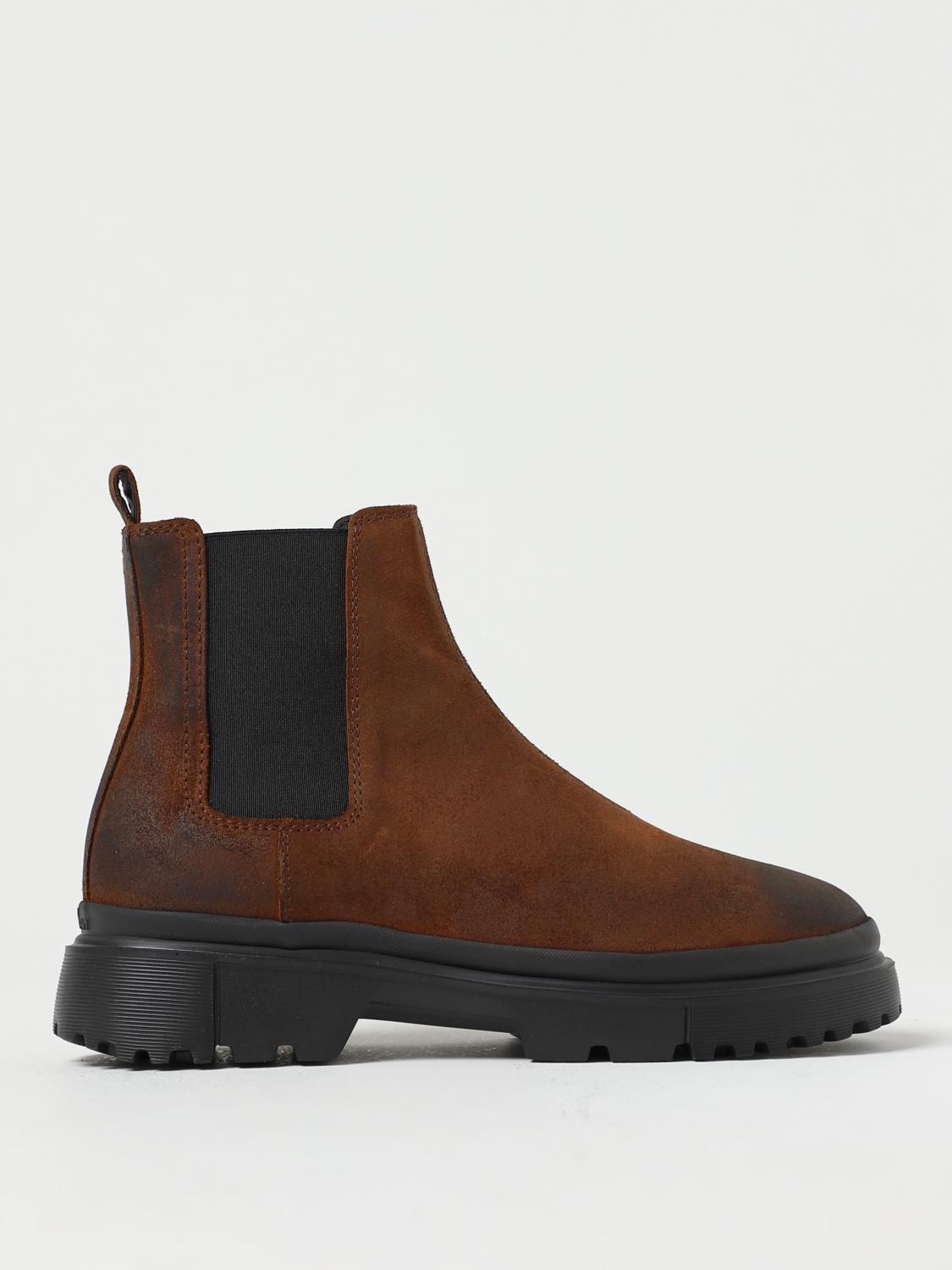 HOGAN STIEFELETTEN: Schuhe herren Hogan, Braun - Img 1