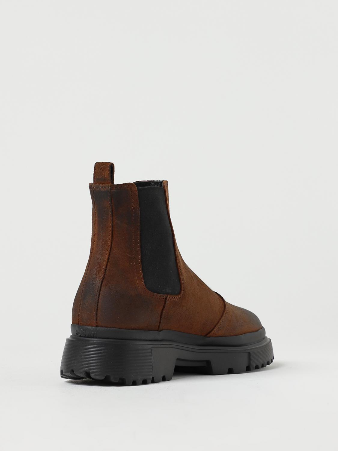 HOGAN STIEFELETTEN: Schuhe herren Hogan, Braun - Img 3