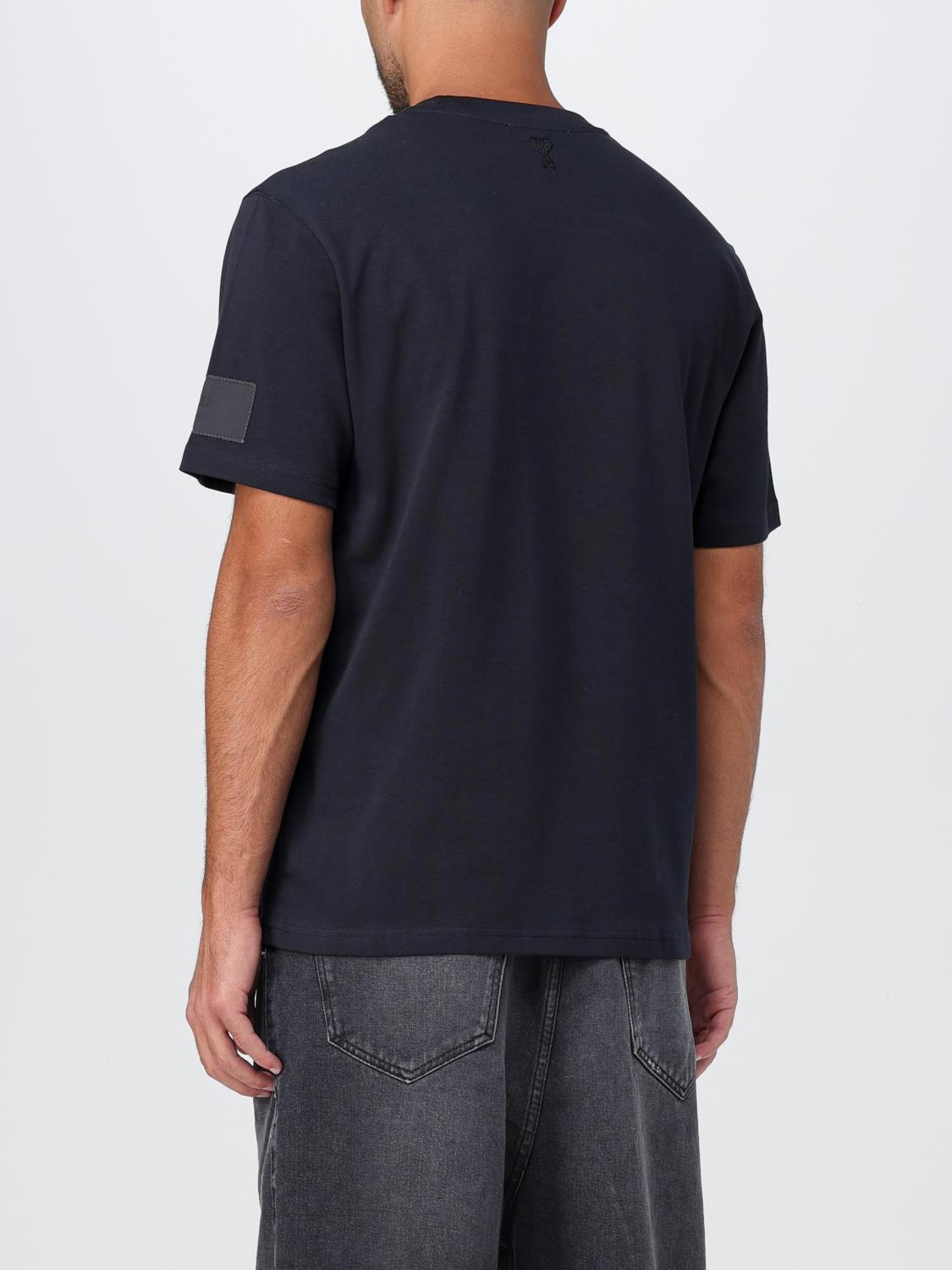 AMI PARIS T-SHIRT: Polo shirt men Ami Paris, Black - Img 3