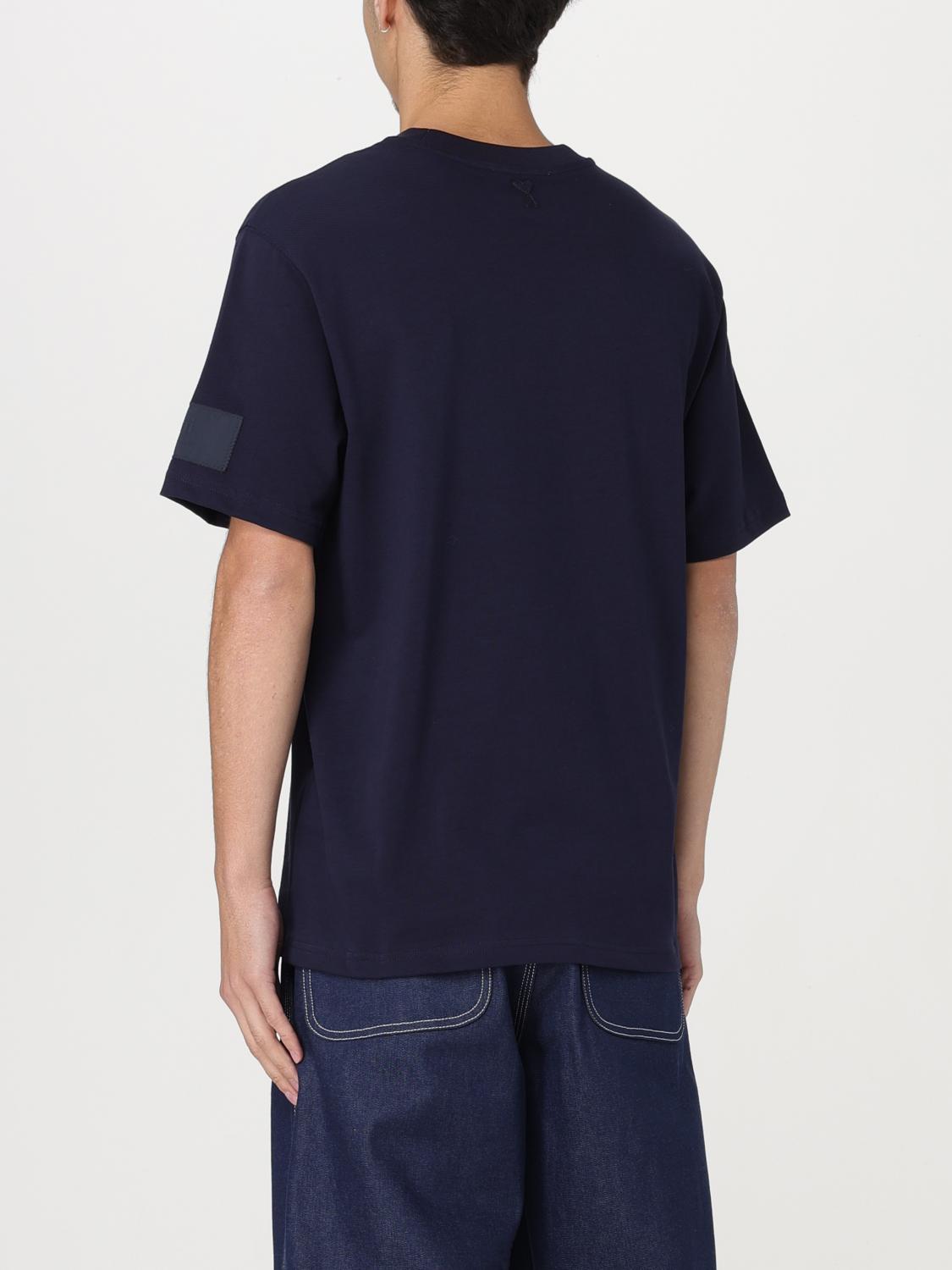 AMI PARIS T-SHIRT: Polo shirt men Ami Paris, Blue - Img 3