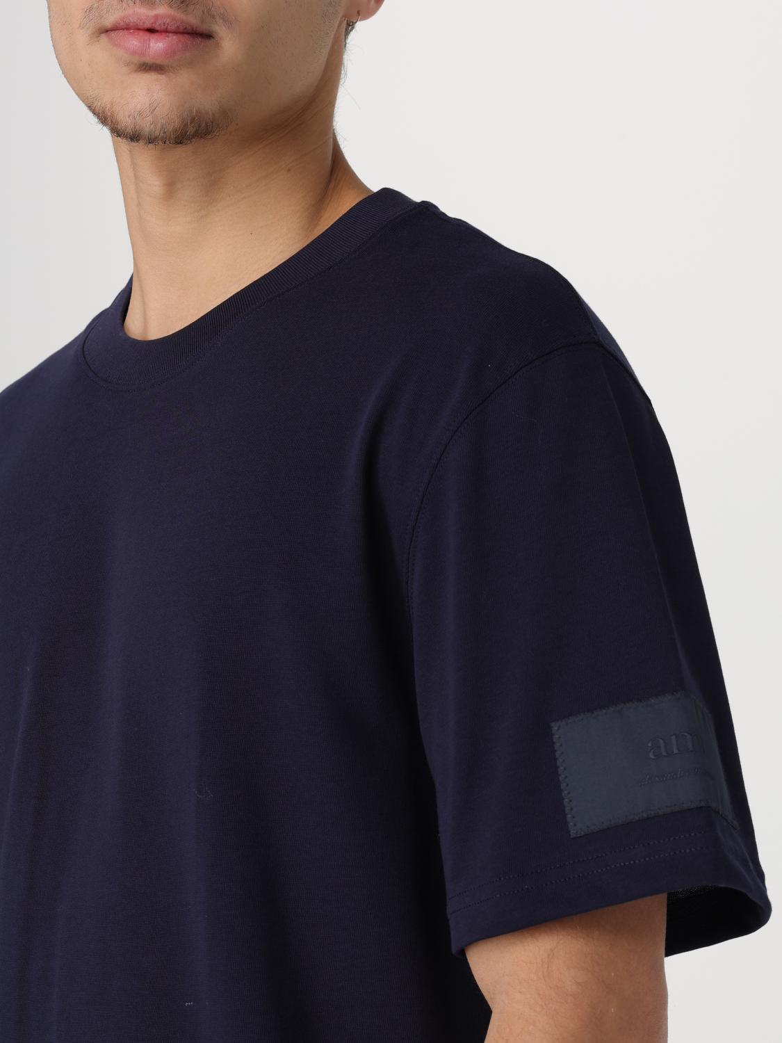 AMI PARIS T-SHIRT: Polo shirt men Ami Paris, Blue - Img 4
