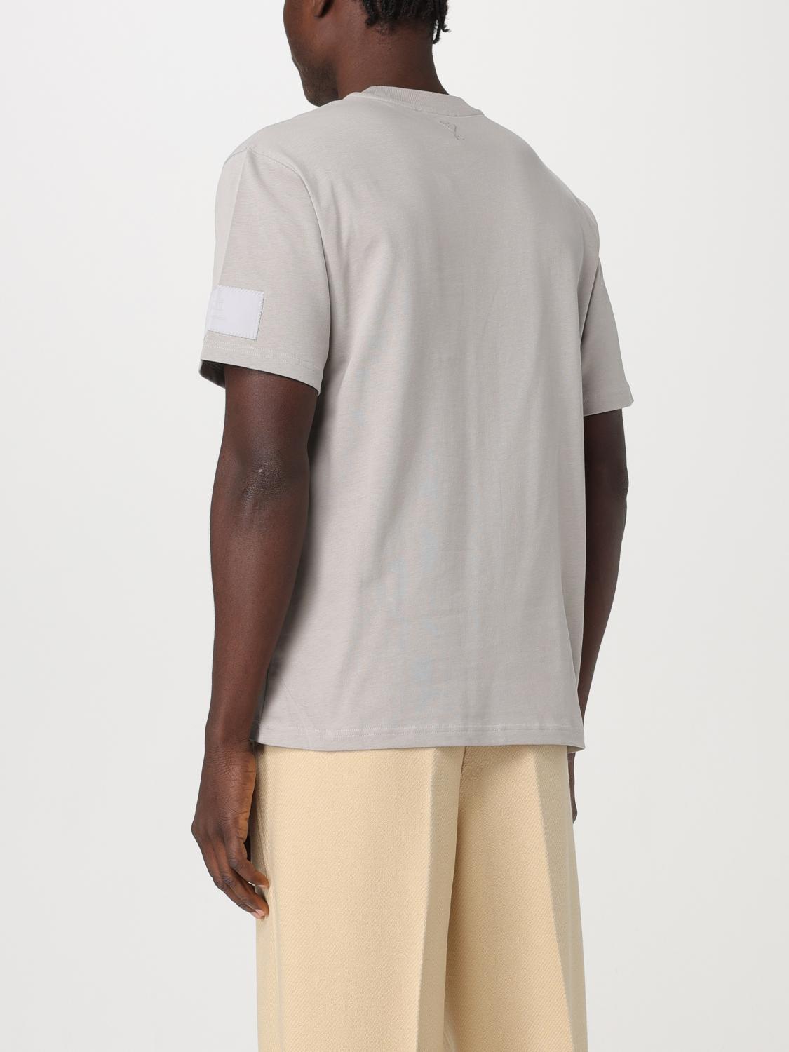 AMI PARIS T-SHIRT: Polo shirt men Ami Paris, Grey - Img 3