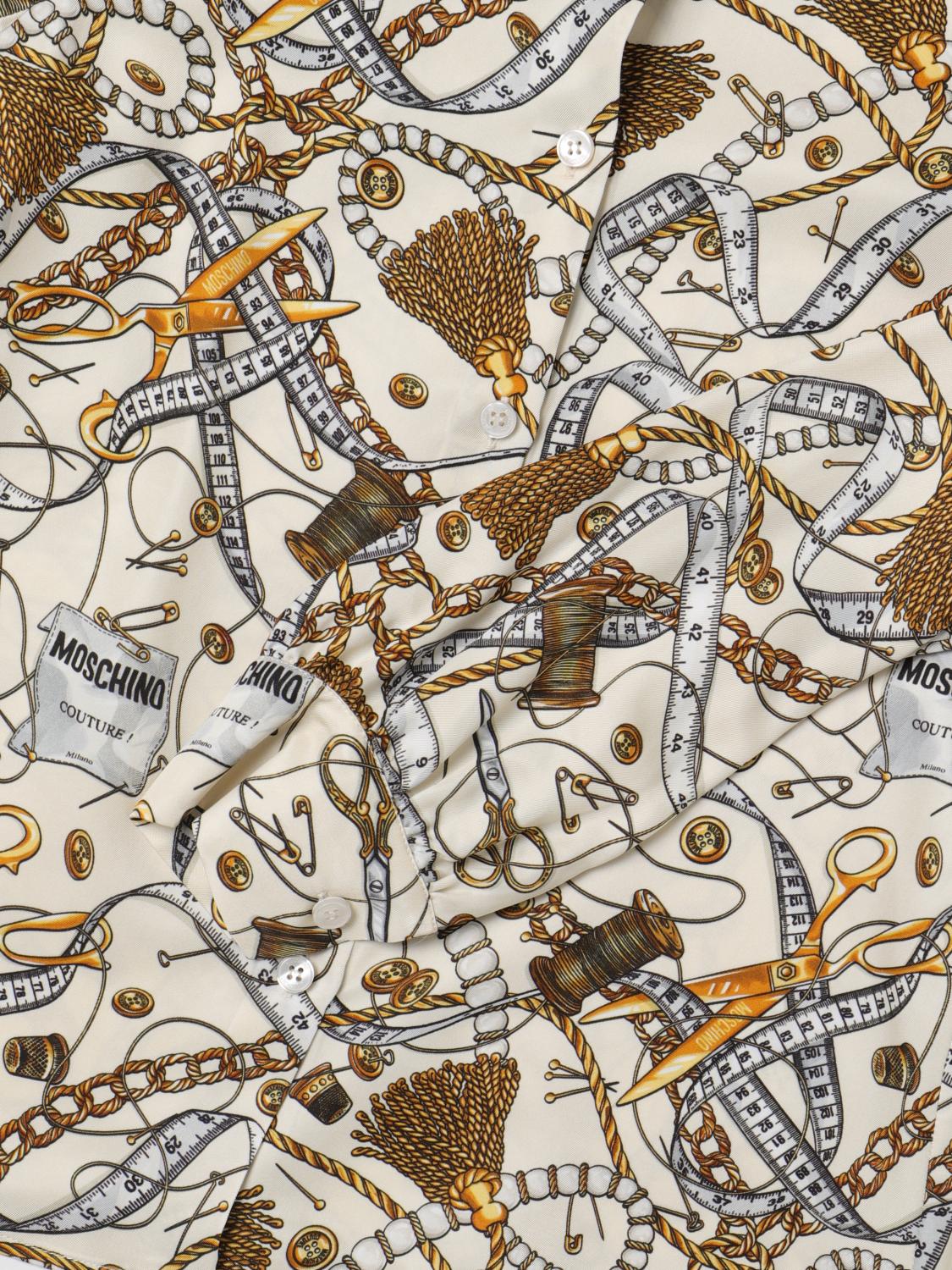 MOSCHINO CAMISA: Camisa niños Moschino Kid, Crema - Img 3