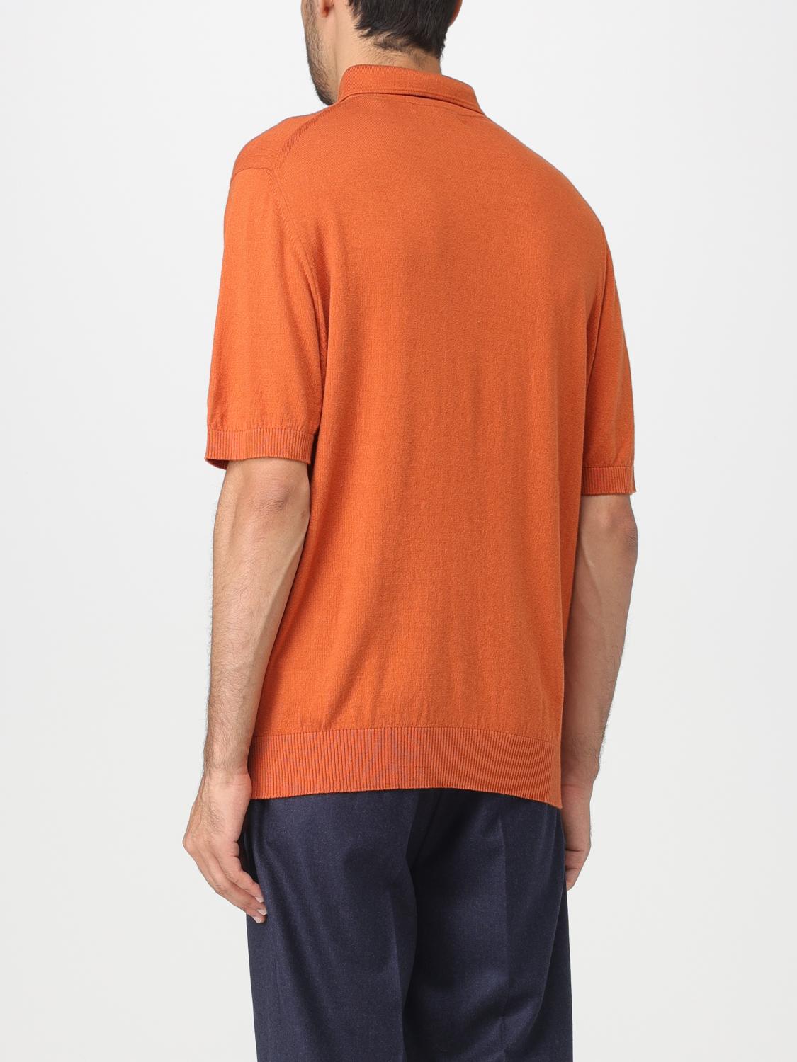 ETRO POLO SHIRT: Etro polo shirt in cashmere and cotton, Red - Img 3