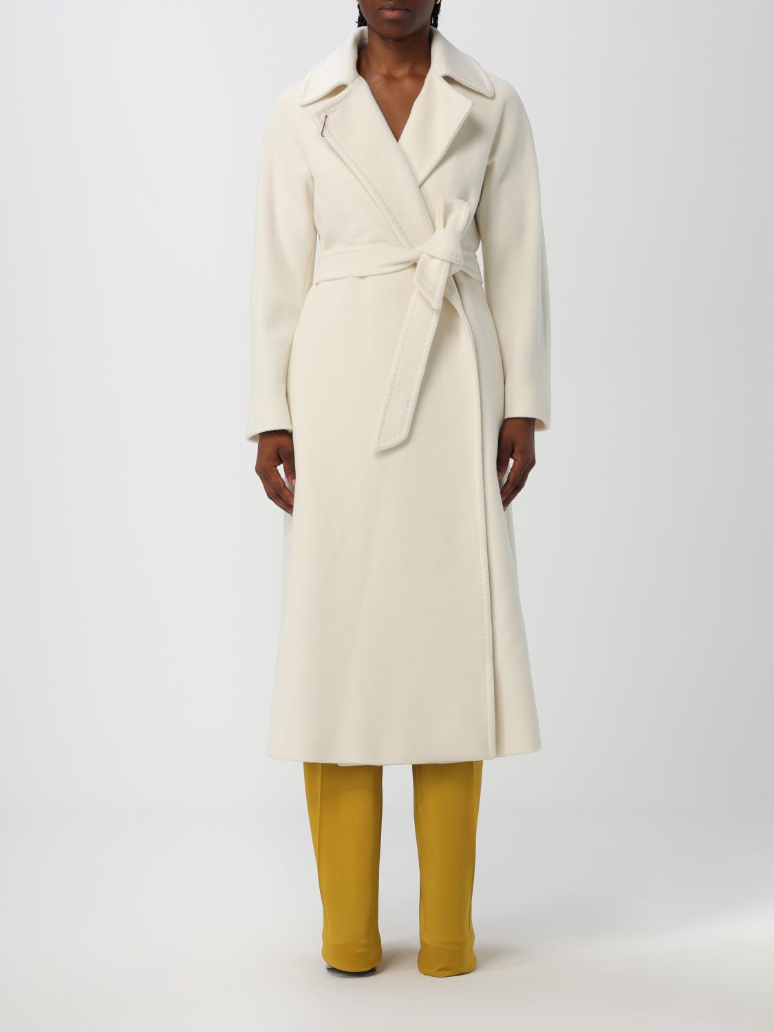 MAX MARA: Jacke damen Weiß Max Mara Mantel 2360160833600