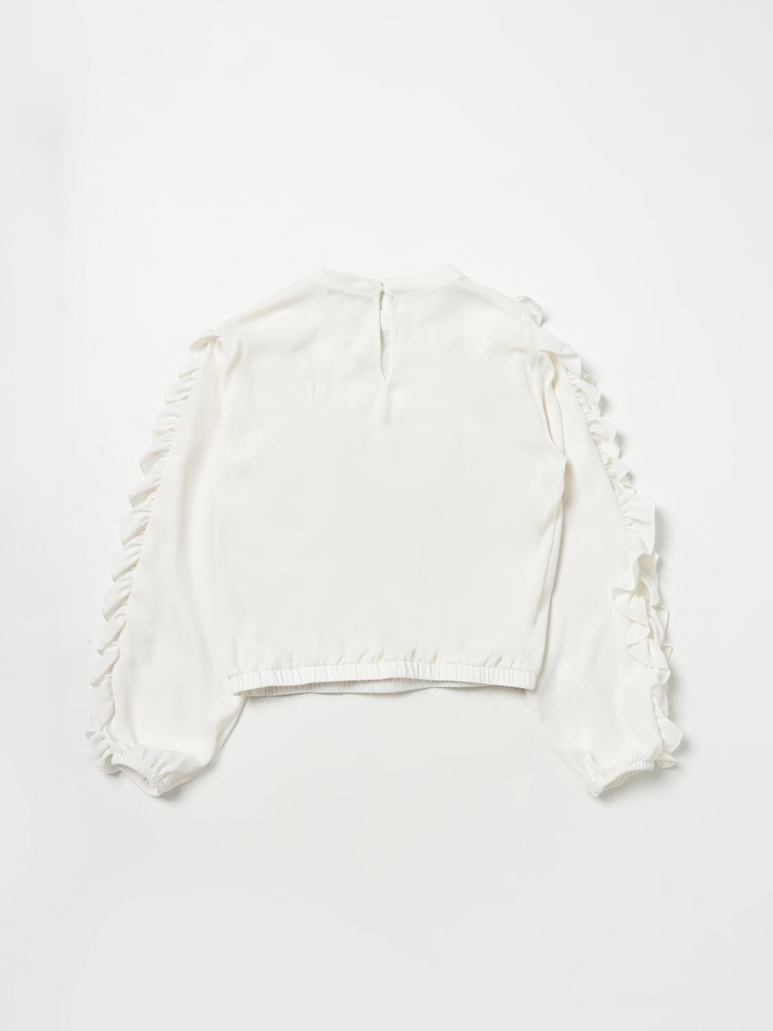 TWINSET BLUSE: T-shirt kinder Twinset, Weiß - Img 2