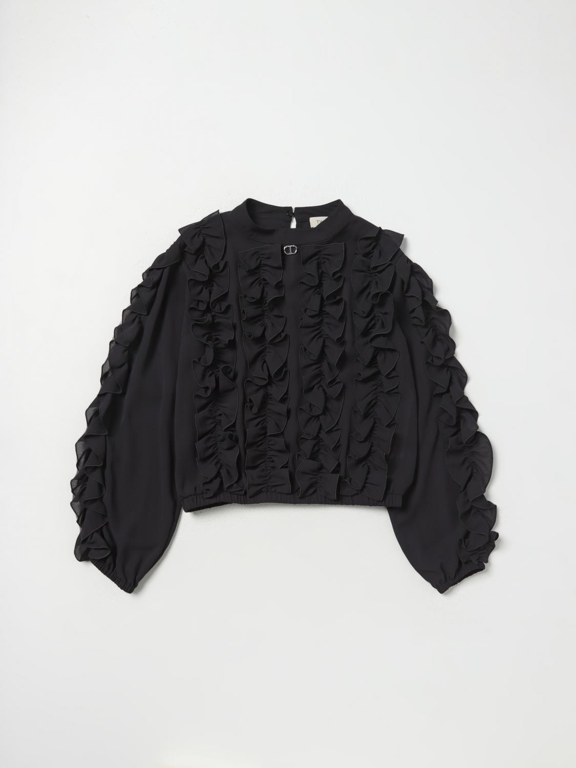 TWINSET CAMISA: Camisetas niños Twinset, Negro 1 - Img 1