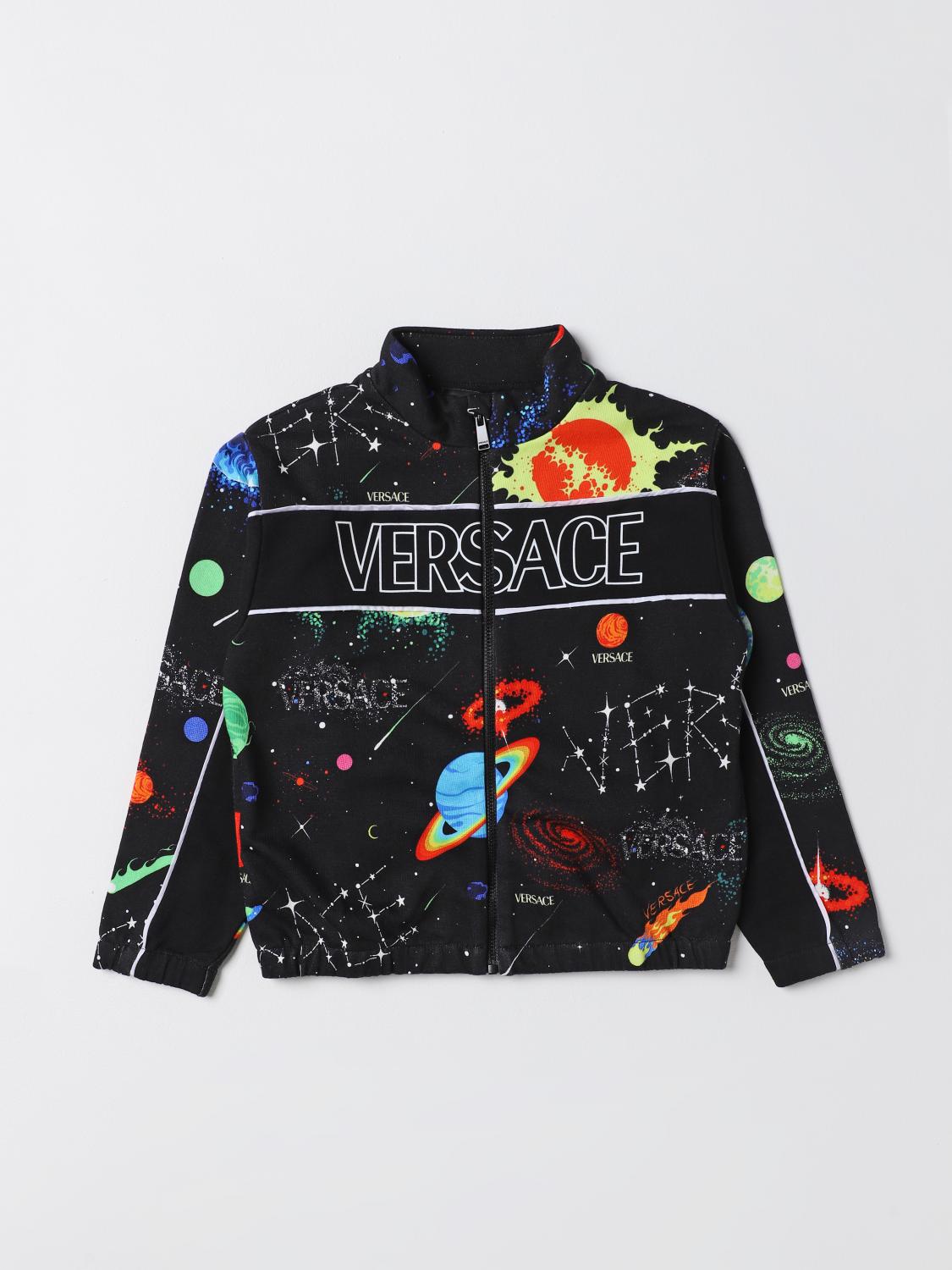 VERSACE SWEATER: Sweater kids Versace Young, Black - Img 1