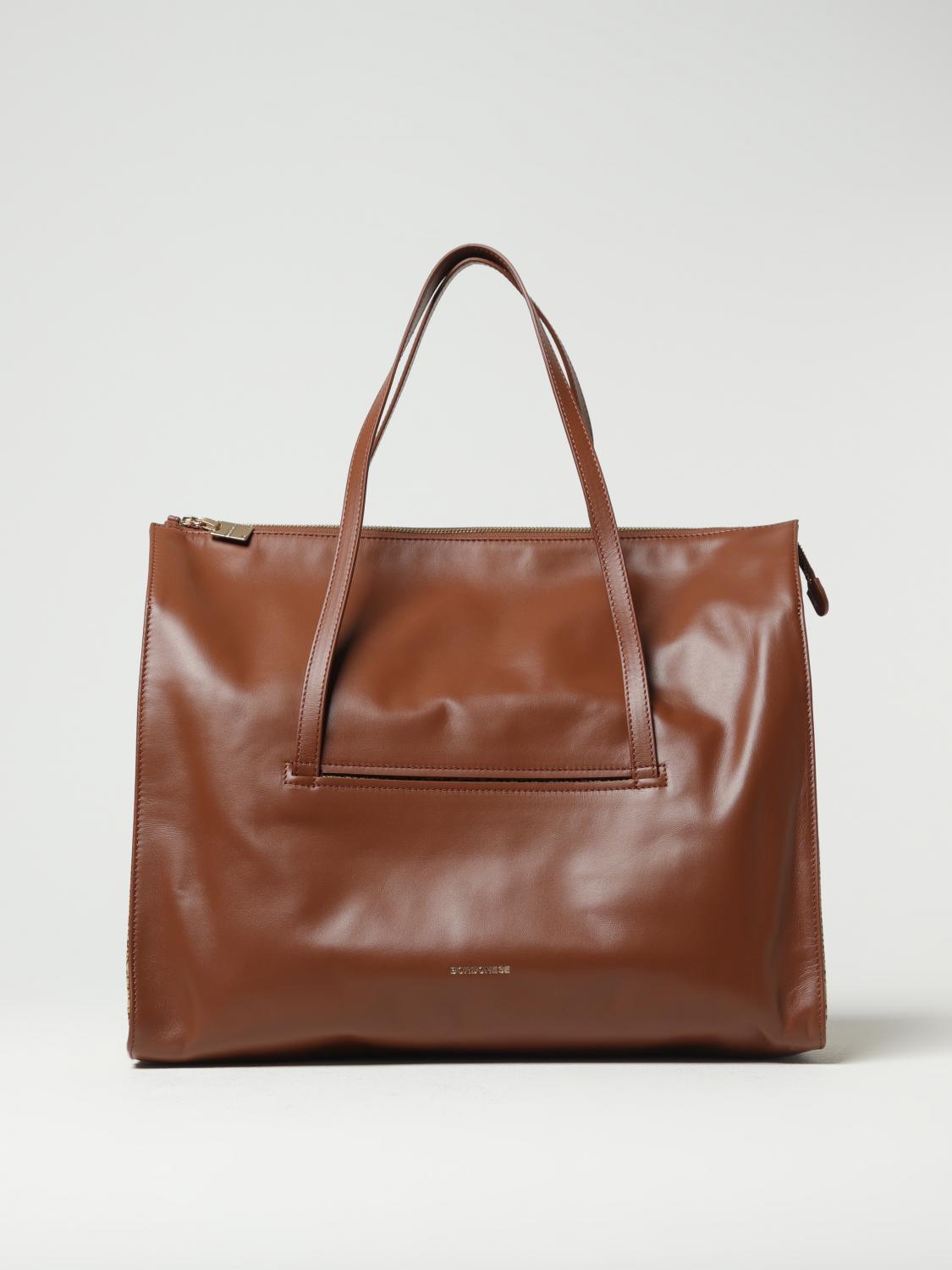 BORBONESE TRAGETASCHE: Schultertasche damen Borbonese, Schwarz - Img 1