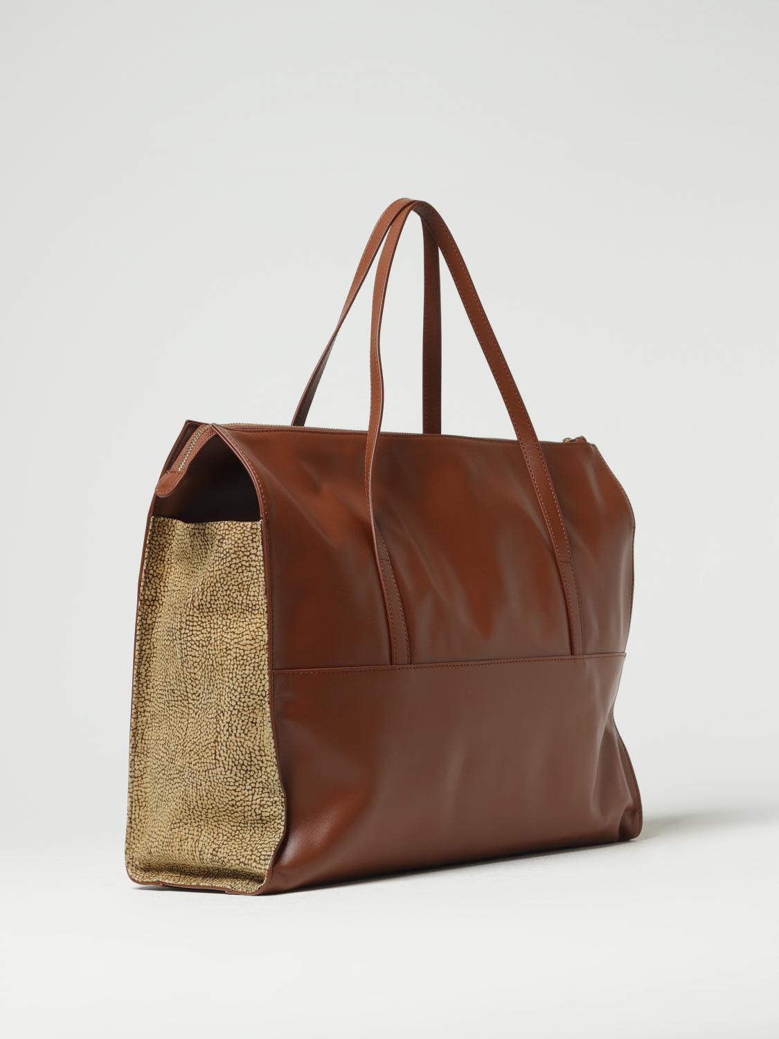 BORBONESE TRAGETASCHE: Schultertasche damen Borbonese, Schwarz - Img 2