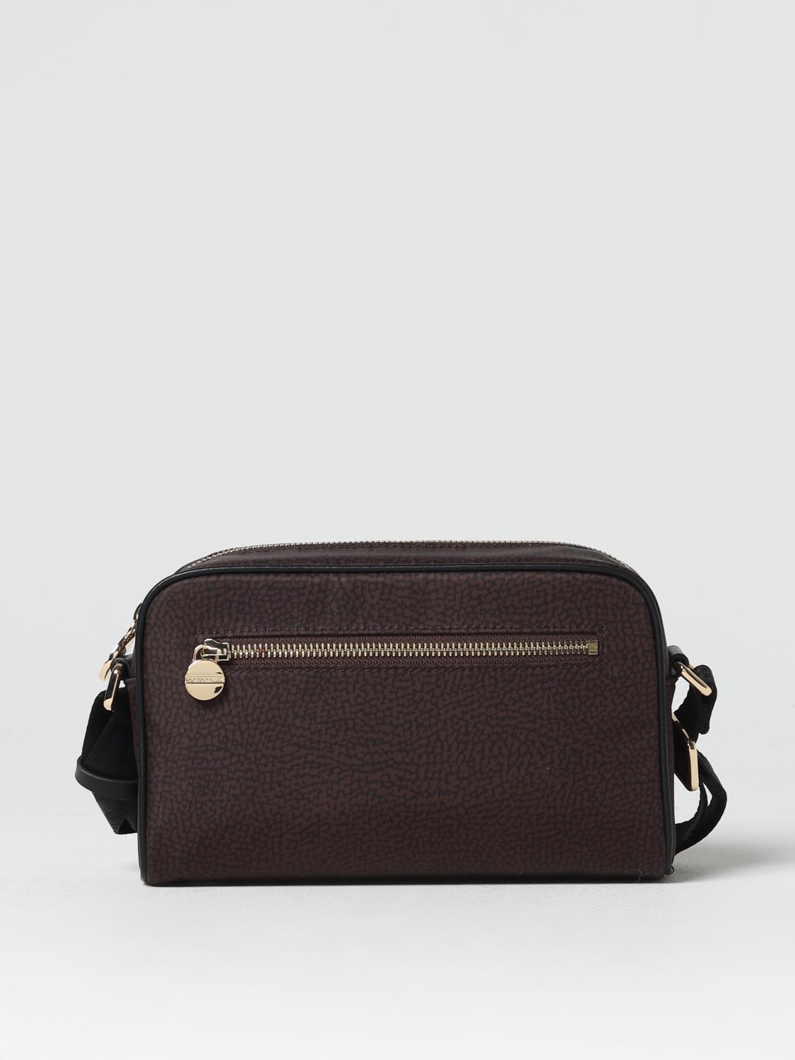 BORBONESE BORSA MINI: Borsa Borbonese in nylon riciclato stampa OP, Beige - Img 1