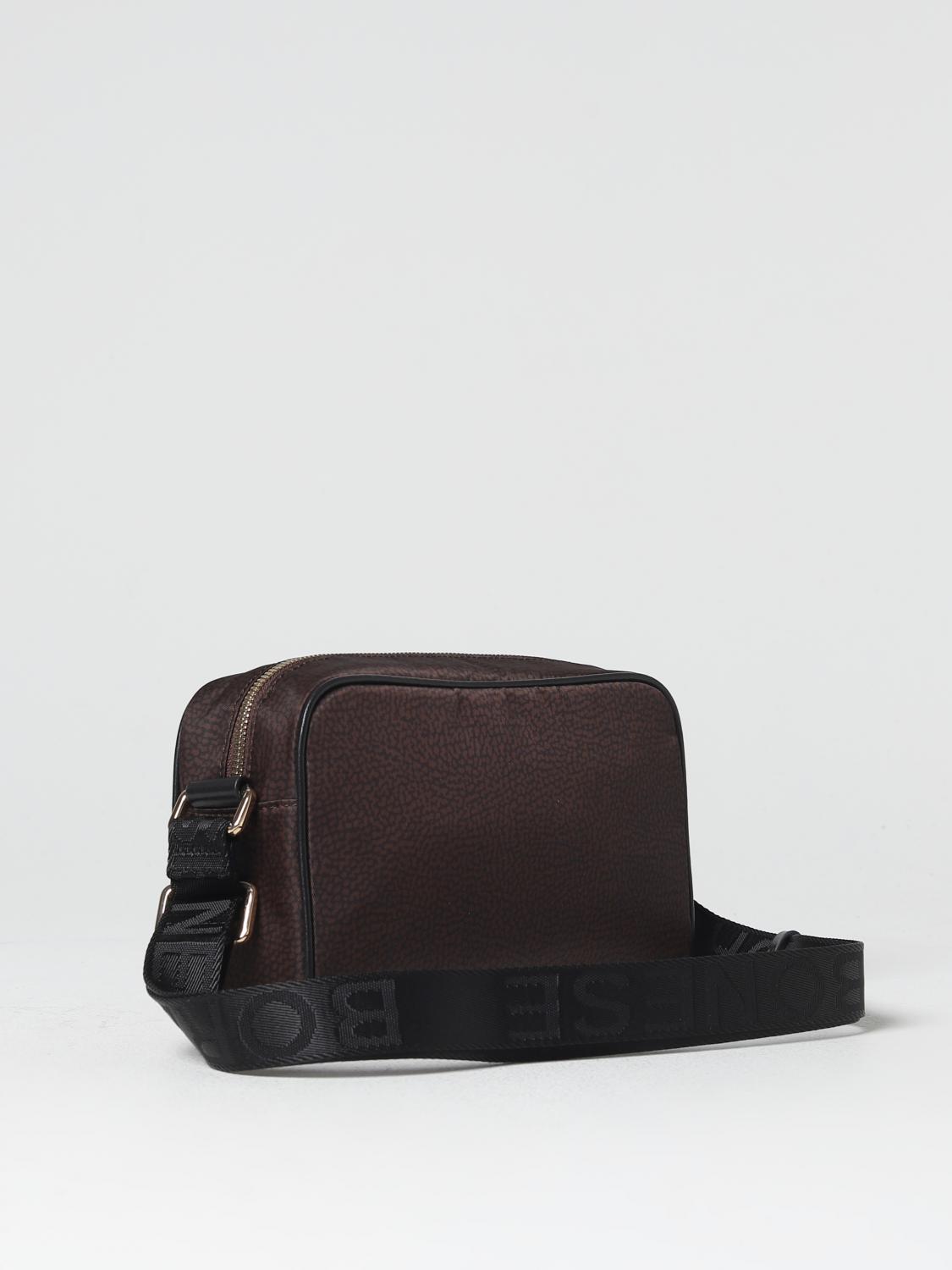 BORBONESE BORSA MINI: Borsa Borbonese in nylon riciclato stampa OP, Beige - Img 2