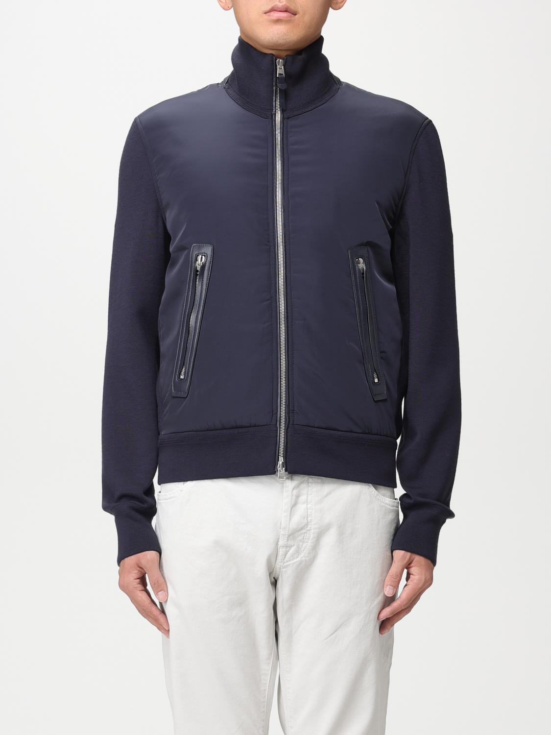 Tom Ford jacket in nylon and wool - Blue | KZY003YMW012S23