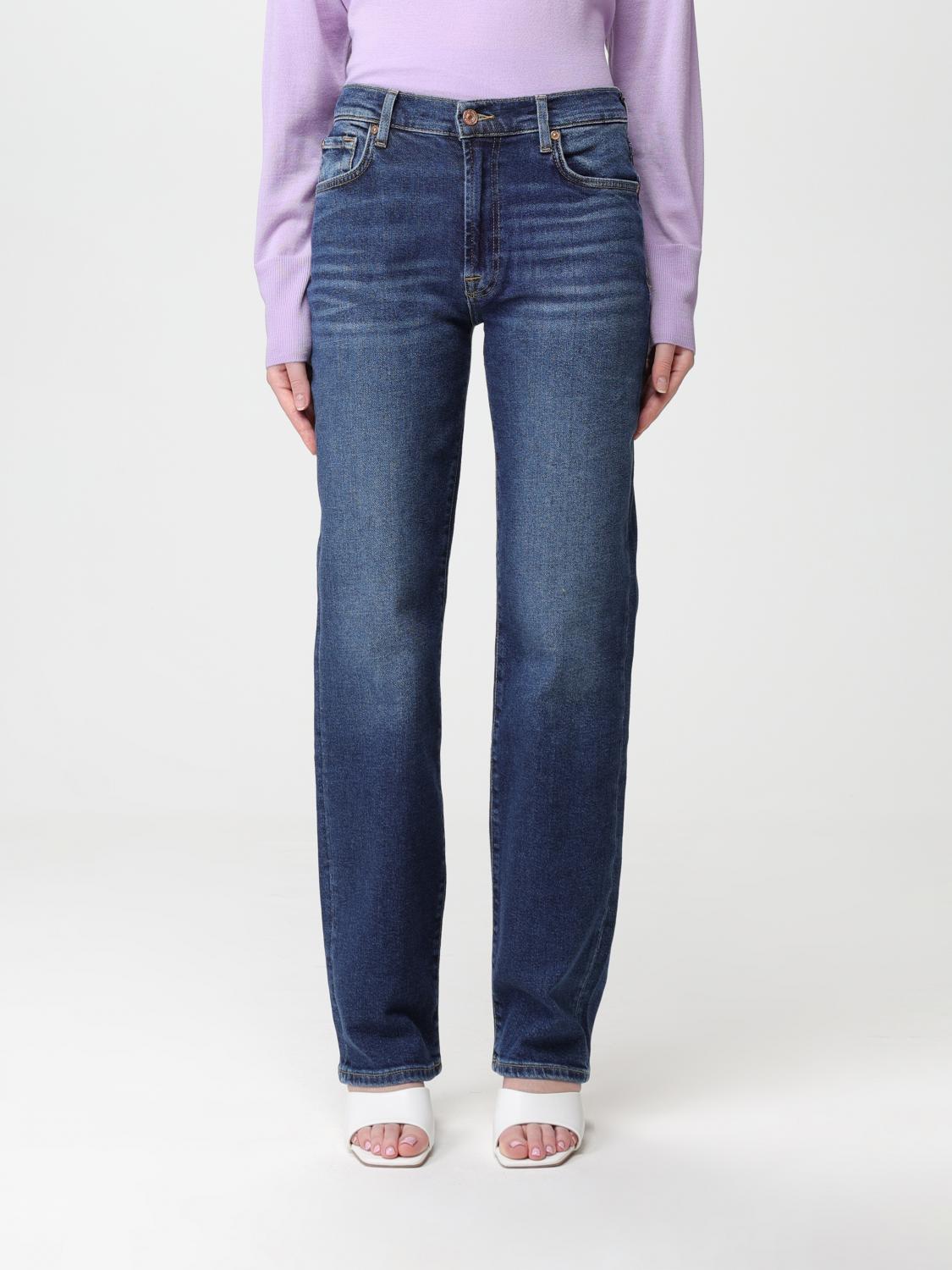 7 FOR ALL MANKIND JEANS: Jeans woman 7 For All Mankind, Blue - Img 1