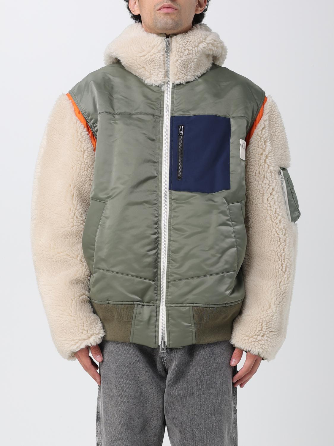 SACAI JACKET: Jacket men Sacai, Kaki - Img 1