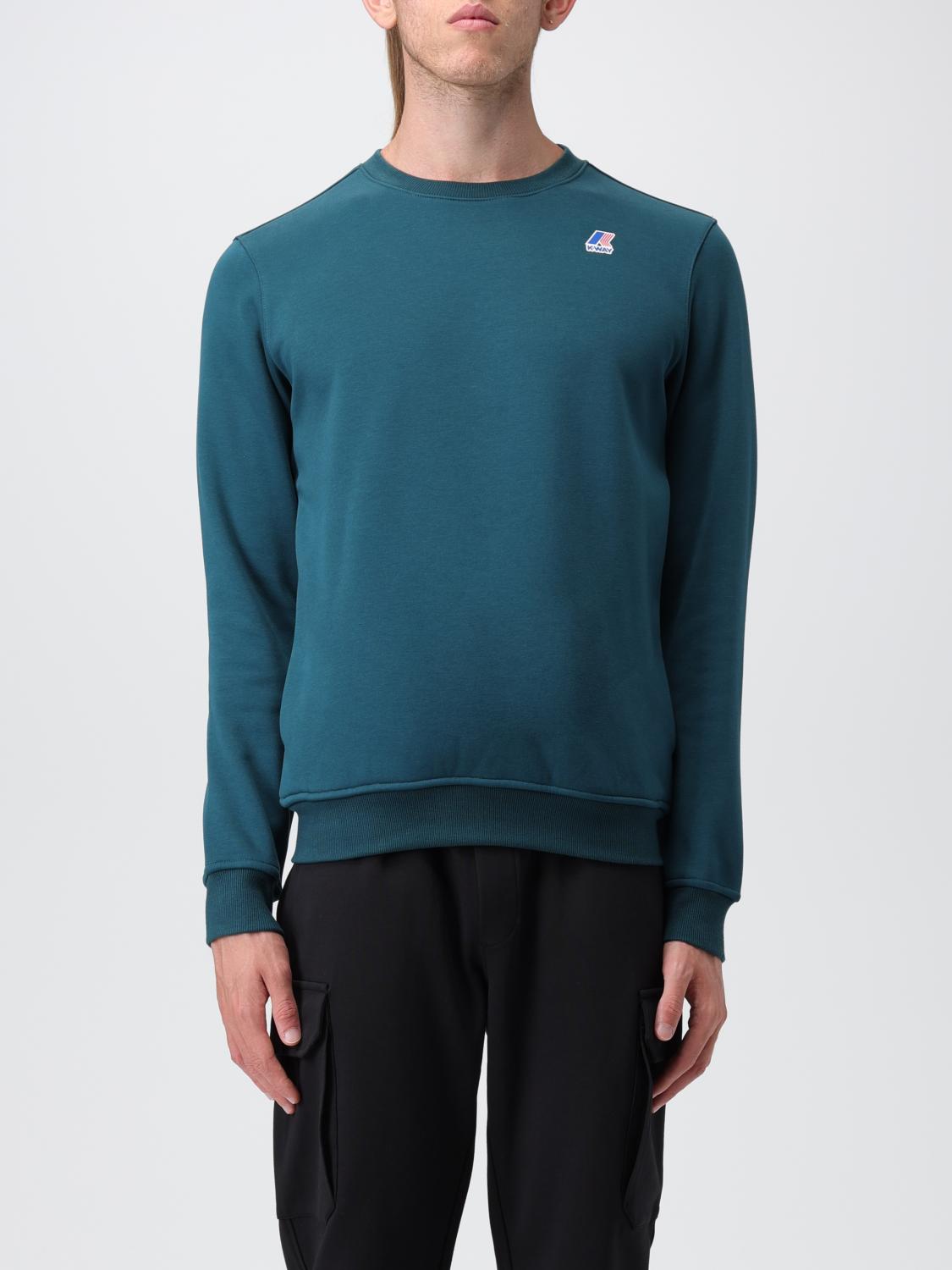 K-WAY PULLOVER: Pullover herren K-way, Petroleum Blue - Img 1