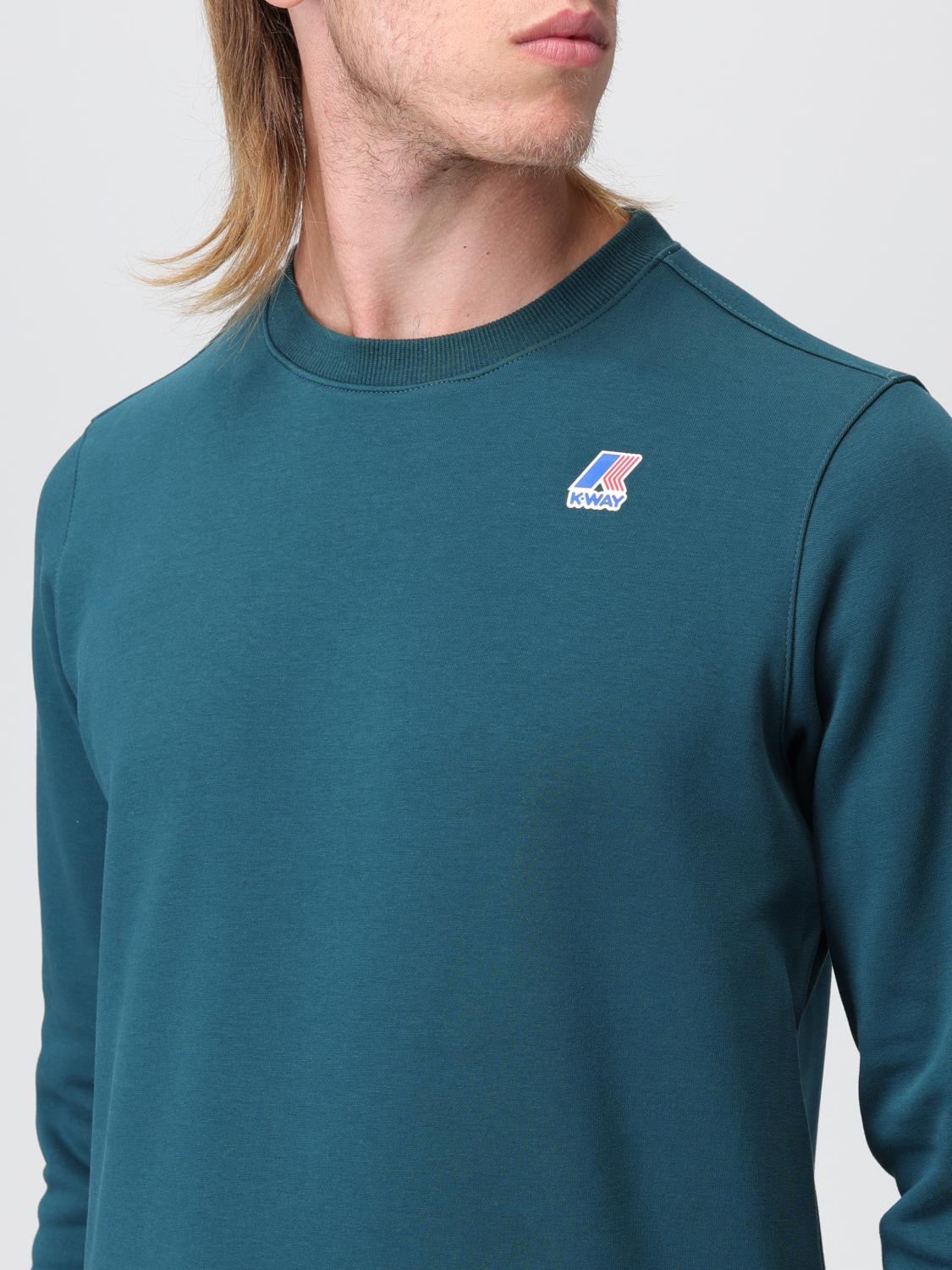 K-WAY PULLOVER: Pullover herren K-way, Petroleum Blue - Img 3