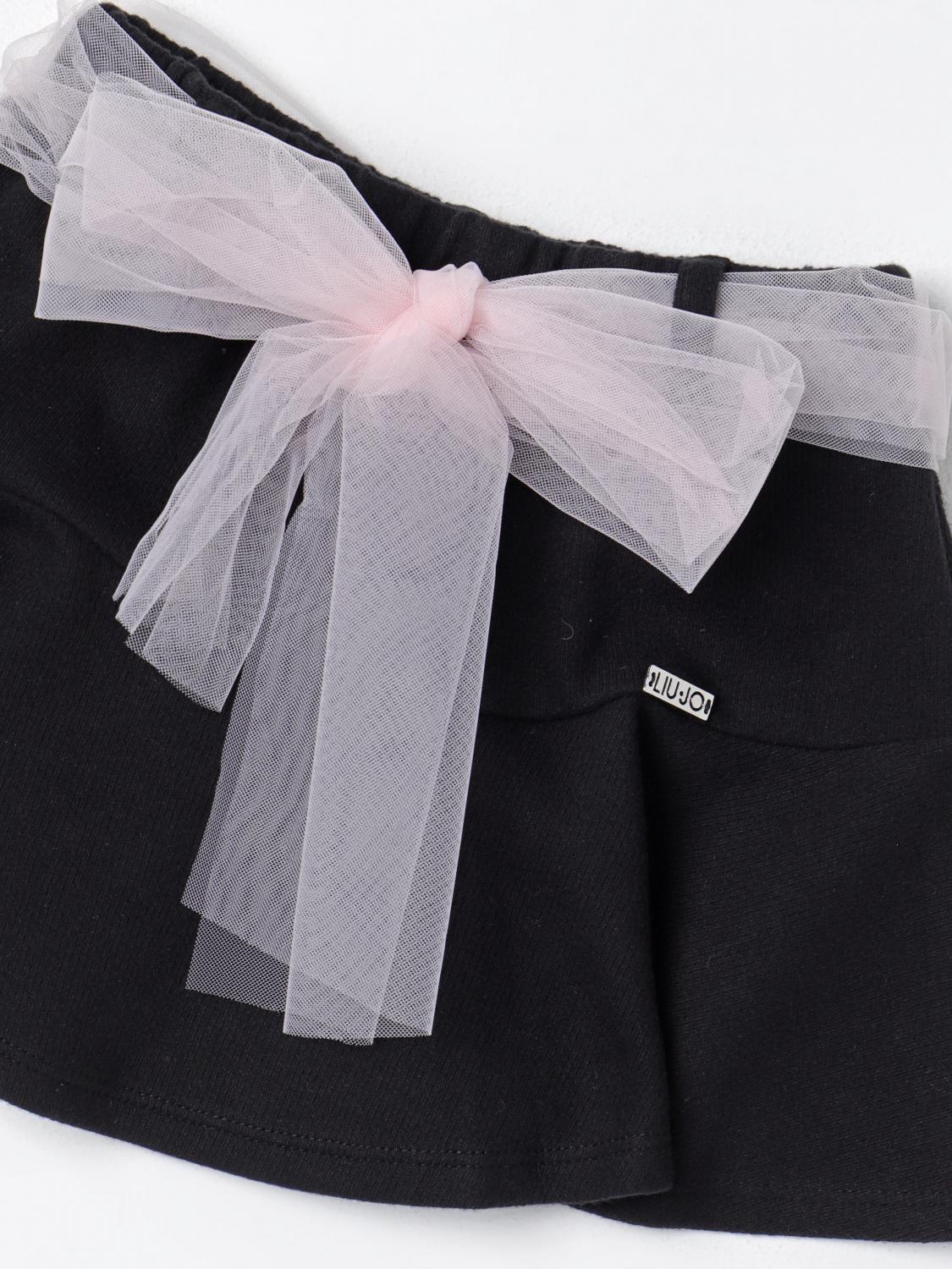LIU JO FALDA: Falda niños Liu Jo Kids, Negro - Img 3