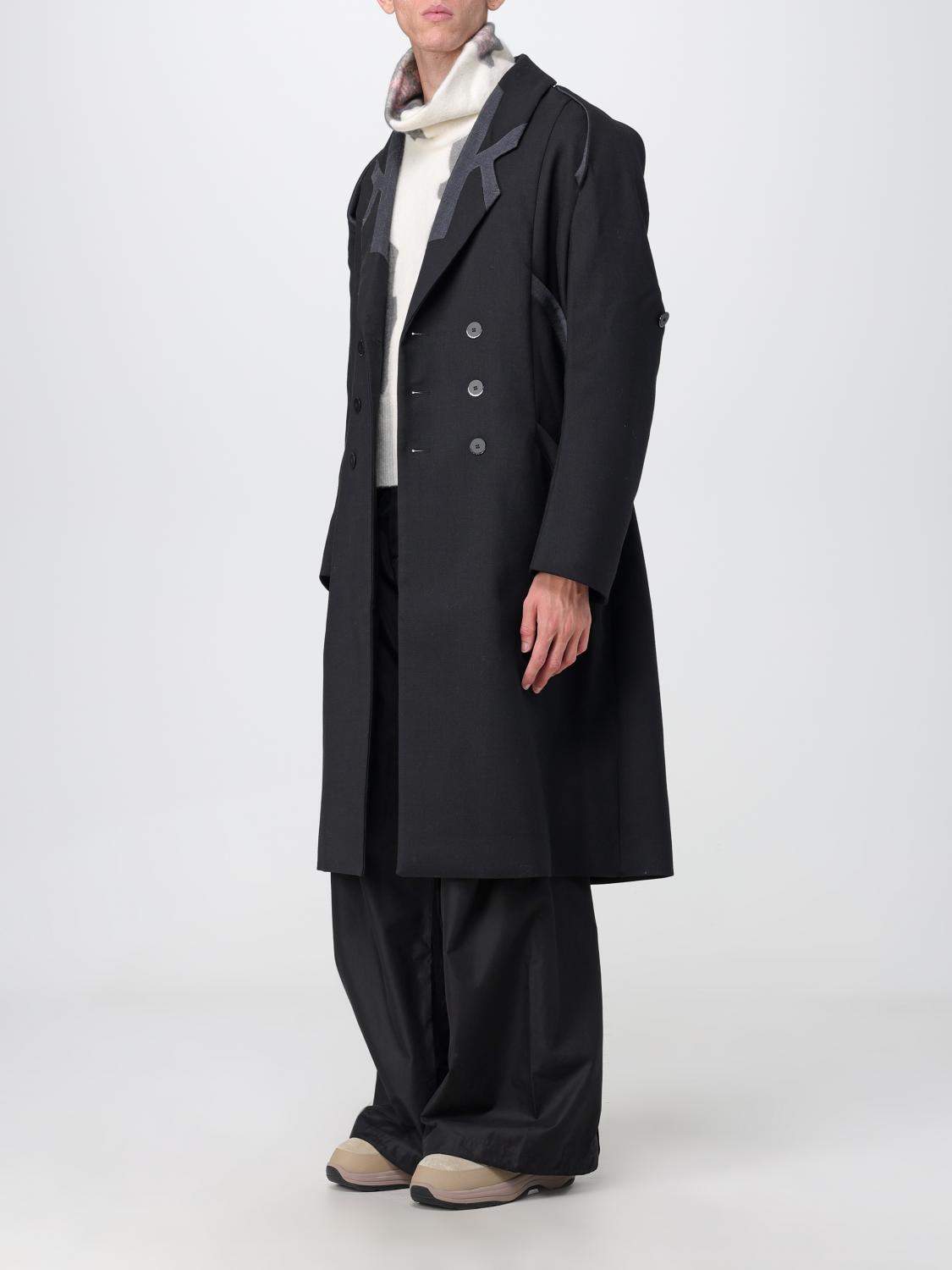 KIKO KOSTADINOV: Coat men - Black | Kiko Kostadinov coat KKAW23C03 KIKO KOSTADINOV: Coat men - Black | Kiko Kostadinov coat KKAW23C03