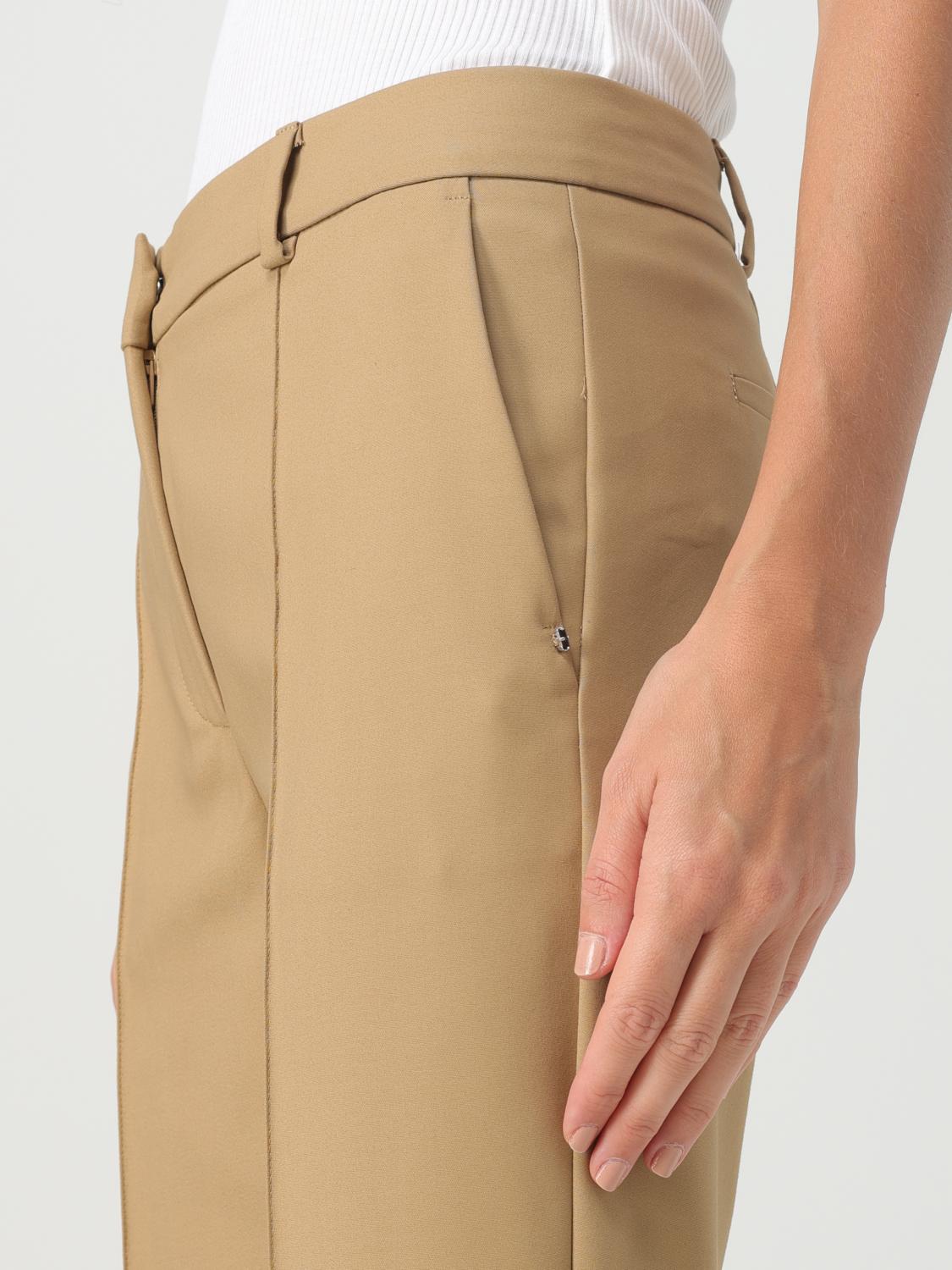 SPORTMAX PANTALONE: Pantalone Sportmax in misto cotone stretch, Marrone - Img 5
