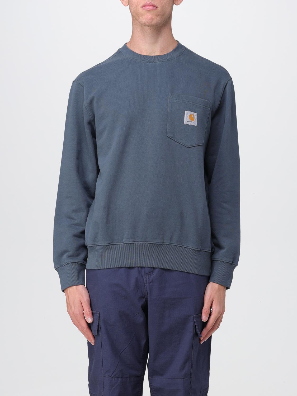 Carhartt WIP ロゴ スウェットシャツ ブルー CARHARTT WIP：スウェットシャツ メンズ - ブルー | GIGLIO.COM