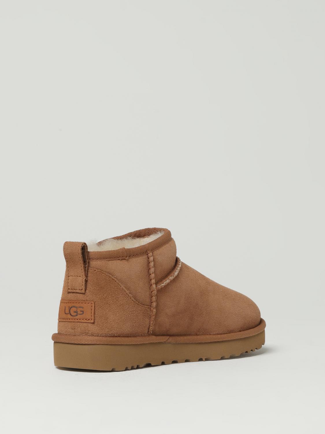 UGG BOTTINES PLATES: Bottes femme UGG, Marron - Img 3
