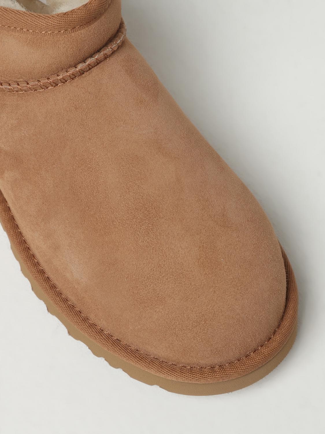UGG BOTTINES PLATES: Bottes femme UGG, Marron - Img 4