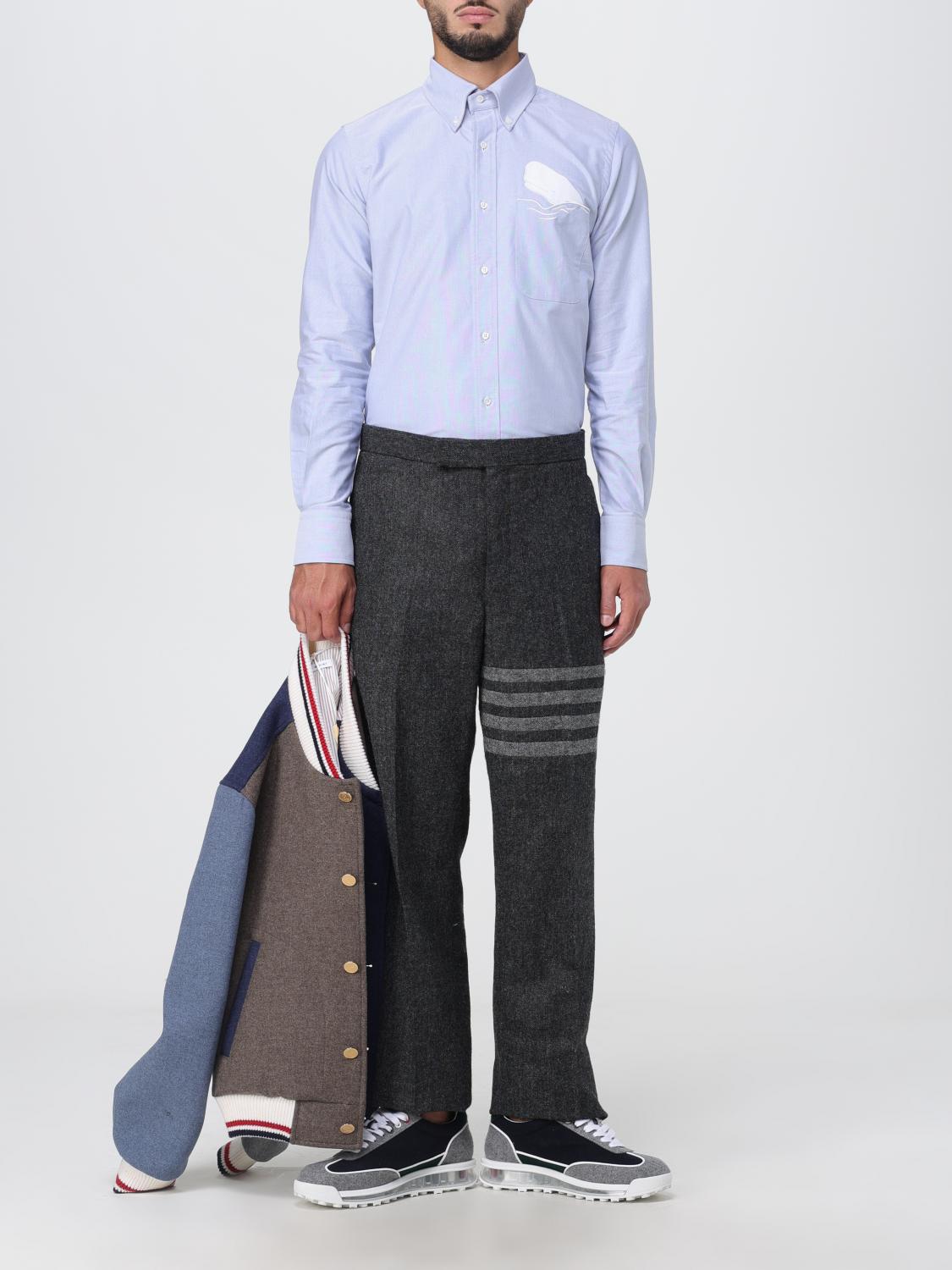 THOM BROWNE CAMISA: Camisa hombre Thom Browne, Azul Oscuro - Img 2