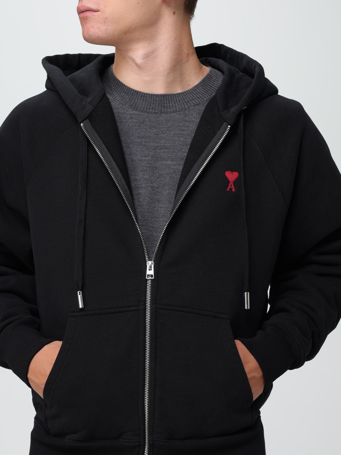 AMI PARIS: Sweatshirt men - Black | Ami Paris sweatshirt