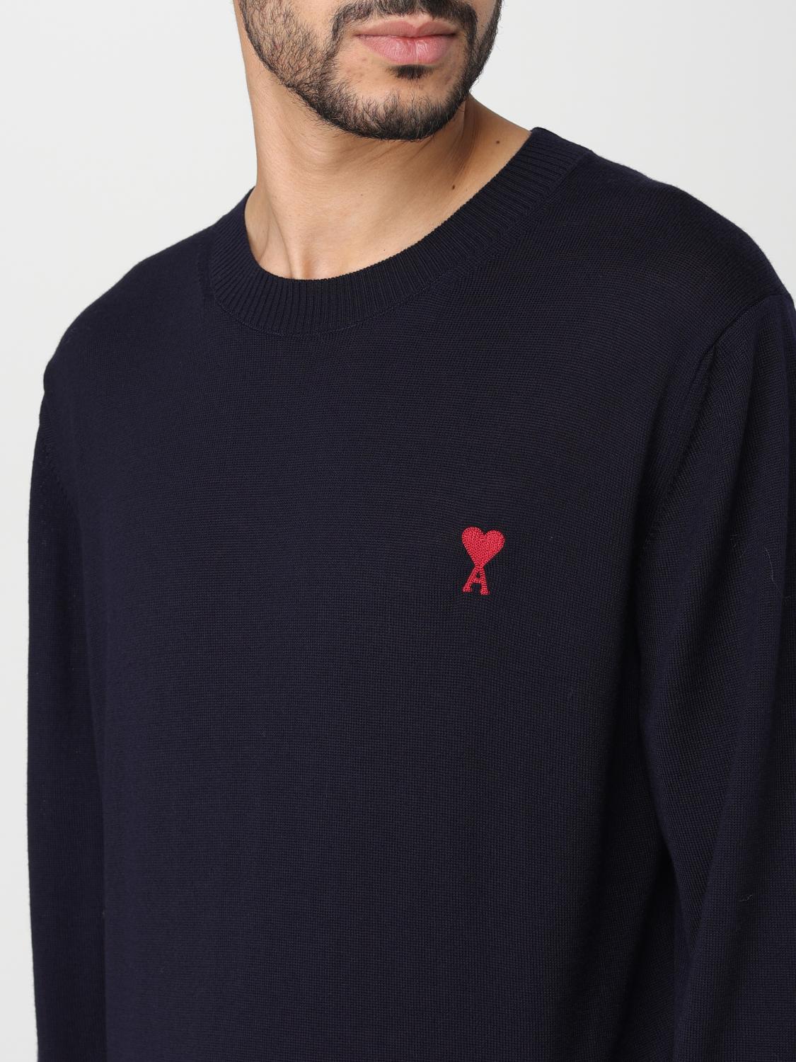 AMI PARIS SWEATER: Sweater men Ami Paris, Blue - Img 4