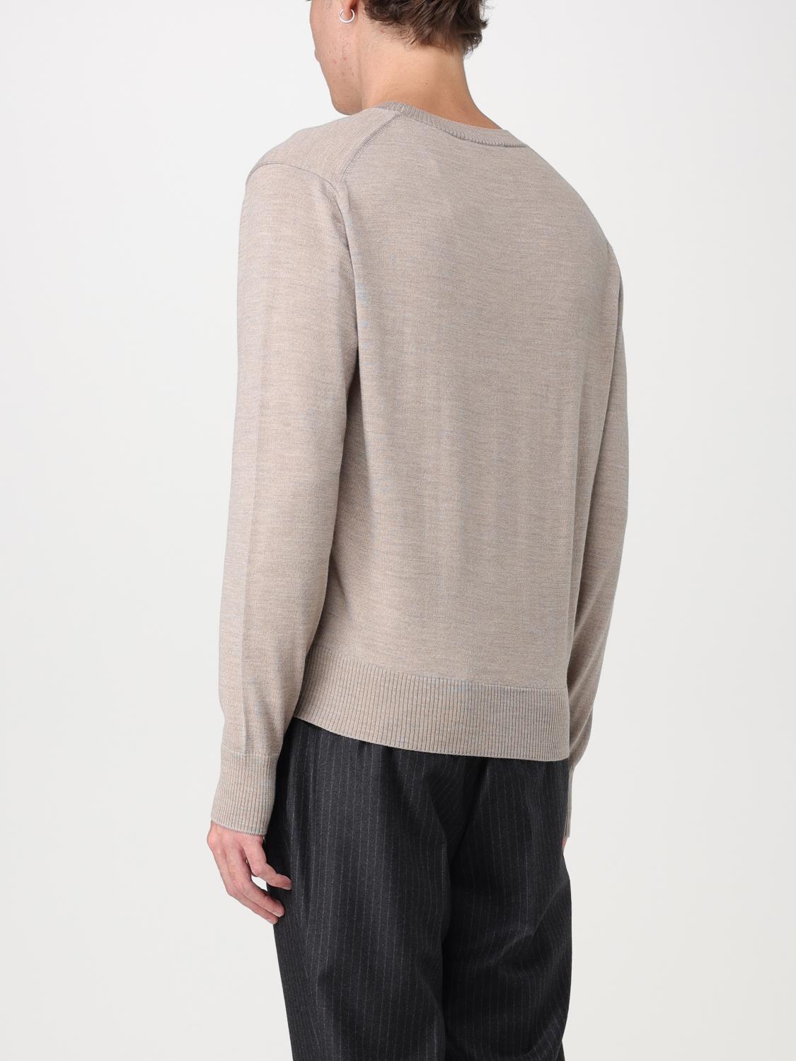 AMI PARIS PULLOVER: Pullover herren Ami Paris, Beige - Img 3
