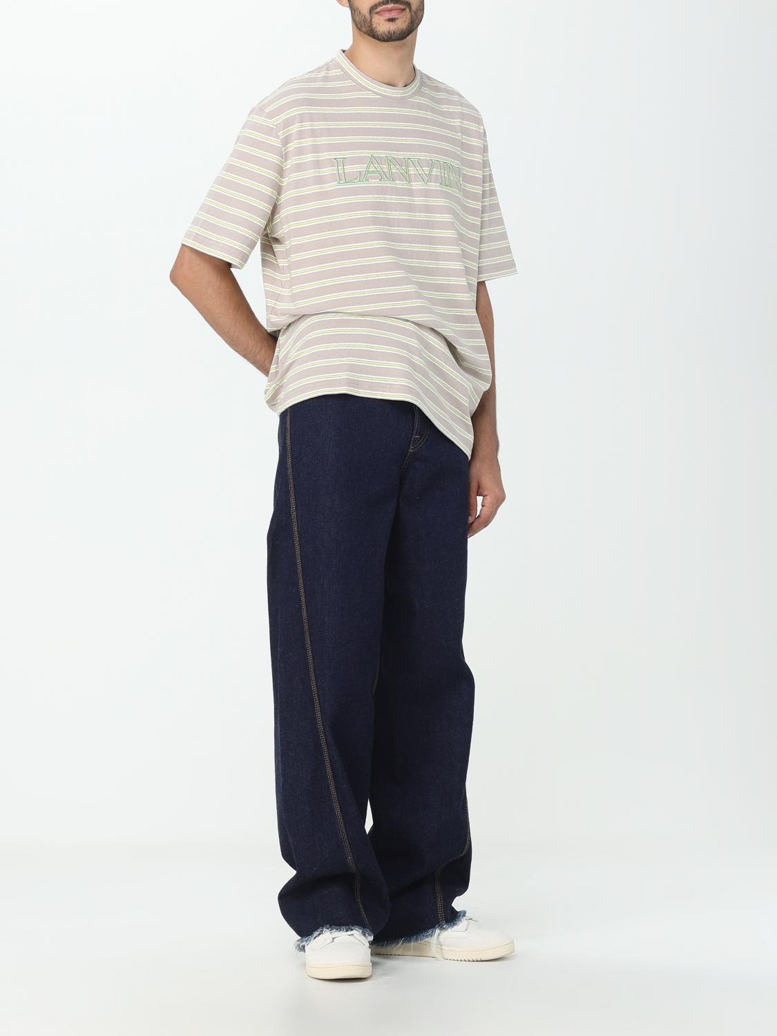 Tシャツ・カットソー LANVIN Men T-shirt White RMTS0010J002A23 01S1 Lanvin Outlet: T-shirt men - White | Lanvin t-shirt