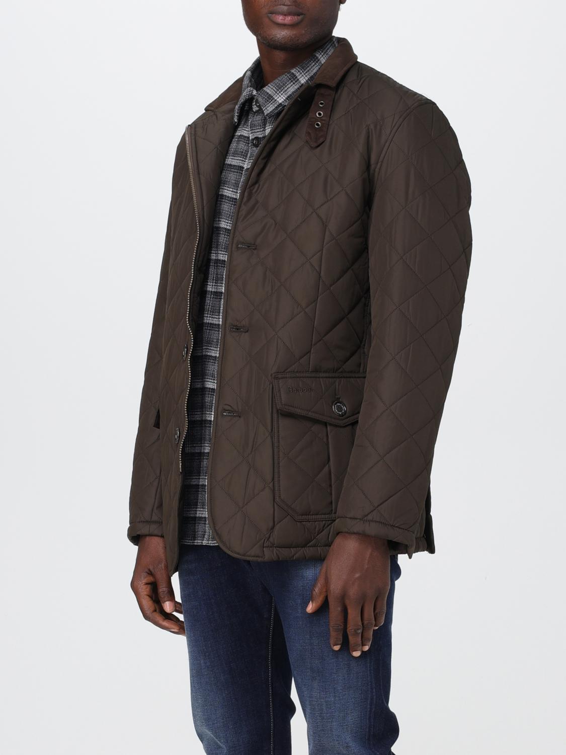 BARBOUR 外套: 外套 男士 Barbour, 橄榄绿 - Img 3