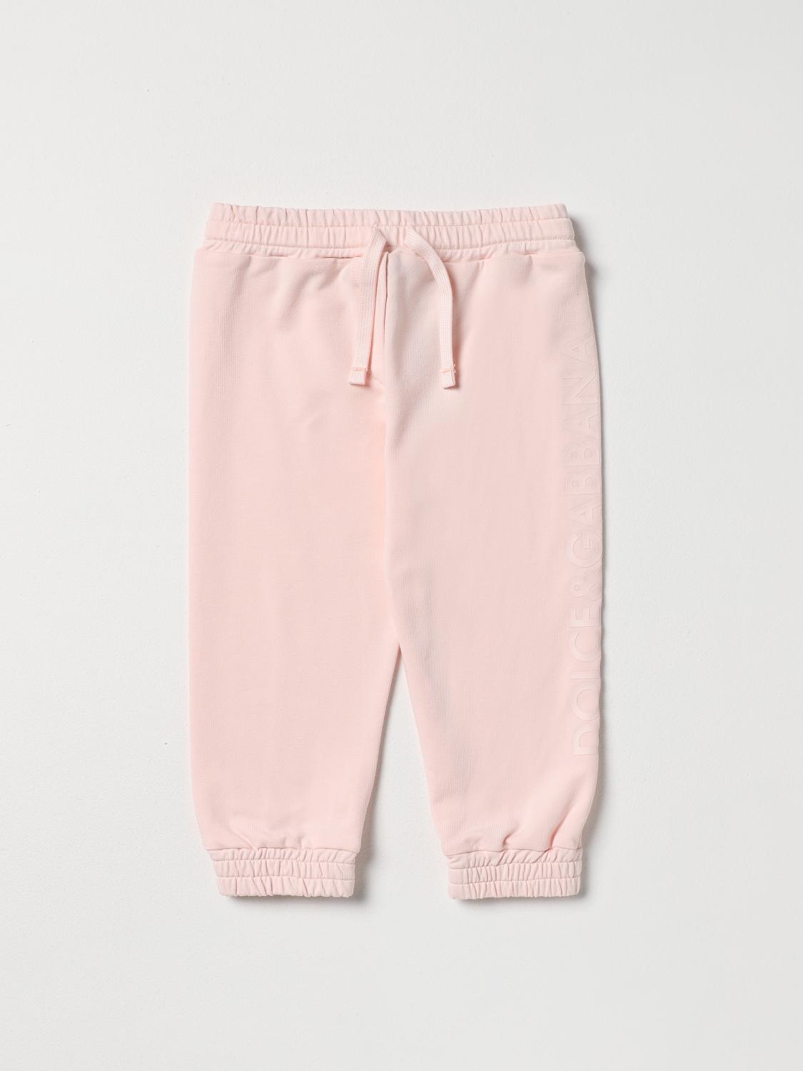 DOLCE & GABBANA PANTS: Dolce & Gabbana pants in stretch cotton, Pink - Img 1