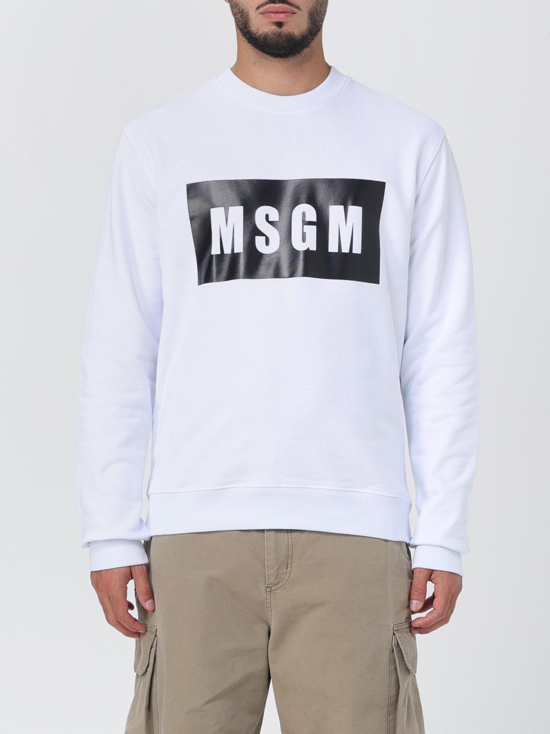 MSGM SWEATER: Sweater men MSGM, White - Img 1