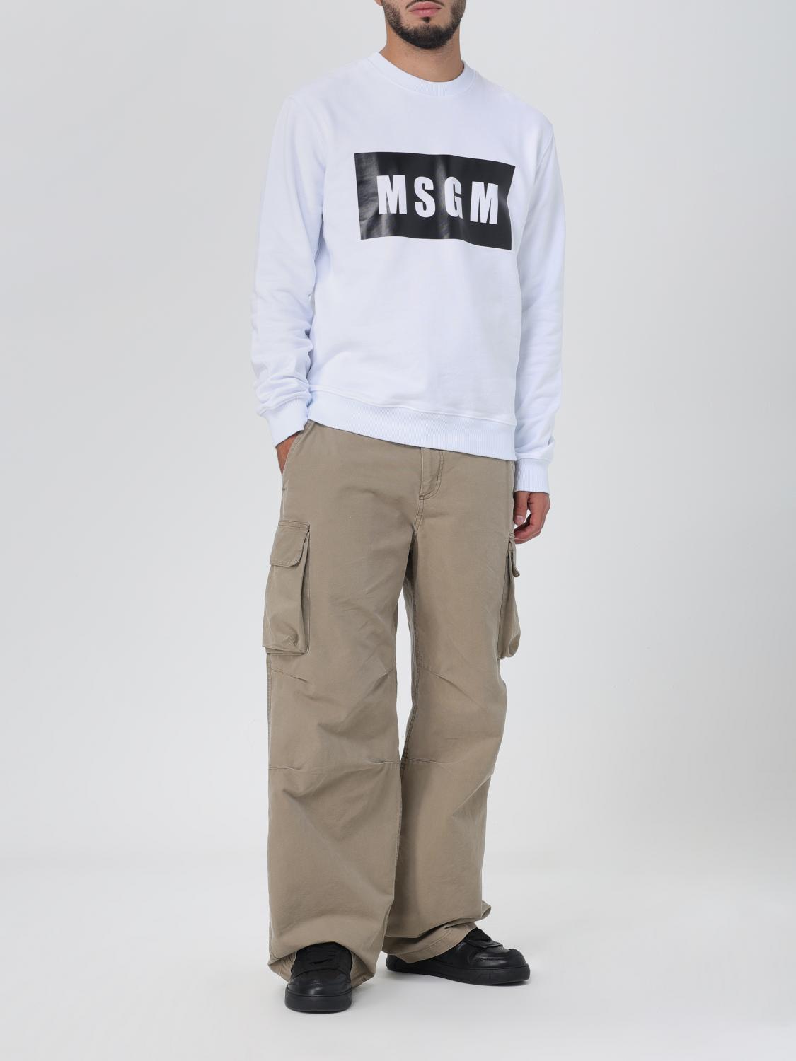 MSGM SWEATER: Sweater men MSGM, White - Img 2