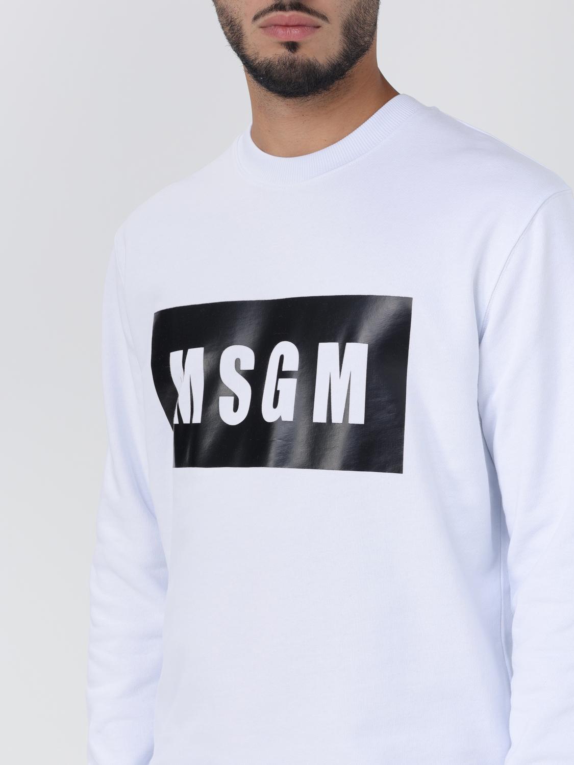 MSGM SWEATER: Sweater men MSGM, White - Img 4
