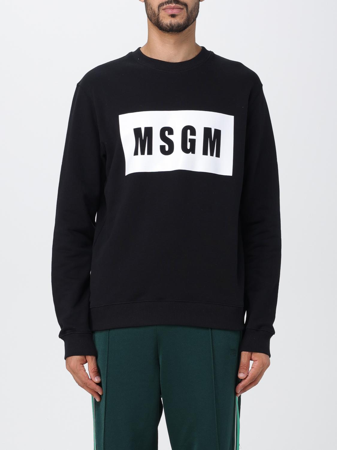 MSGM JERSEY: Jersey hombre MSGM, Negro - Img 1