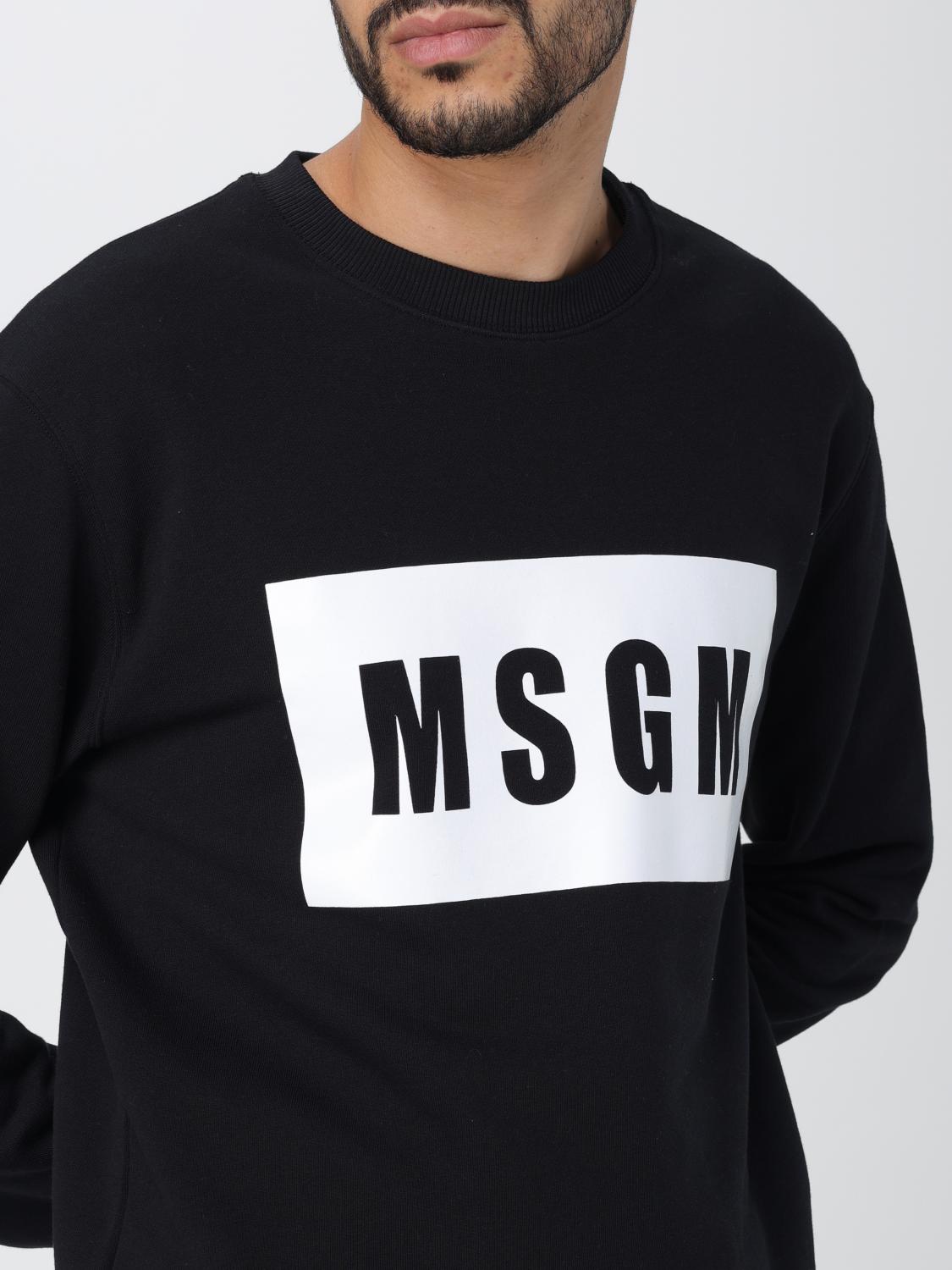 MSGM JERSEY: Jersey hombre MSGM, Negro - Img 3