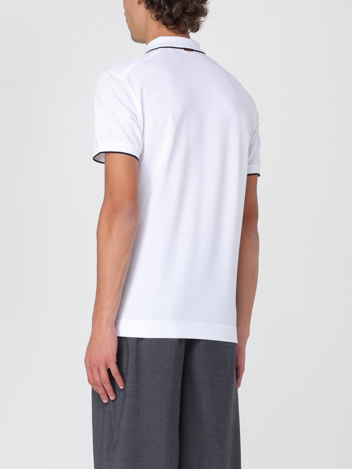 ZEGNA POLO: Polo Zegna in cotone stretch, Bianco - Img 2