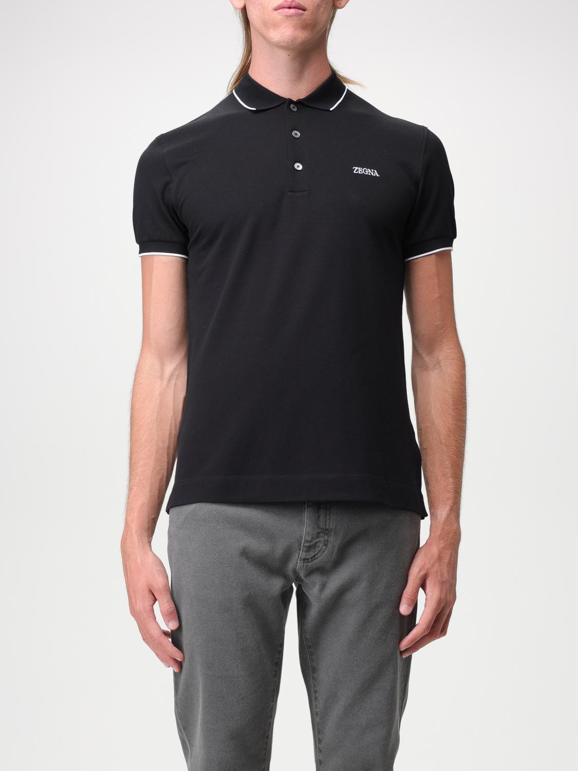 ZEGNA POLO: Polo hombre Zegna, Negro - Img 1