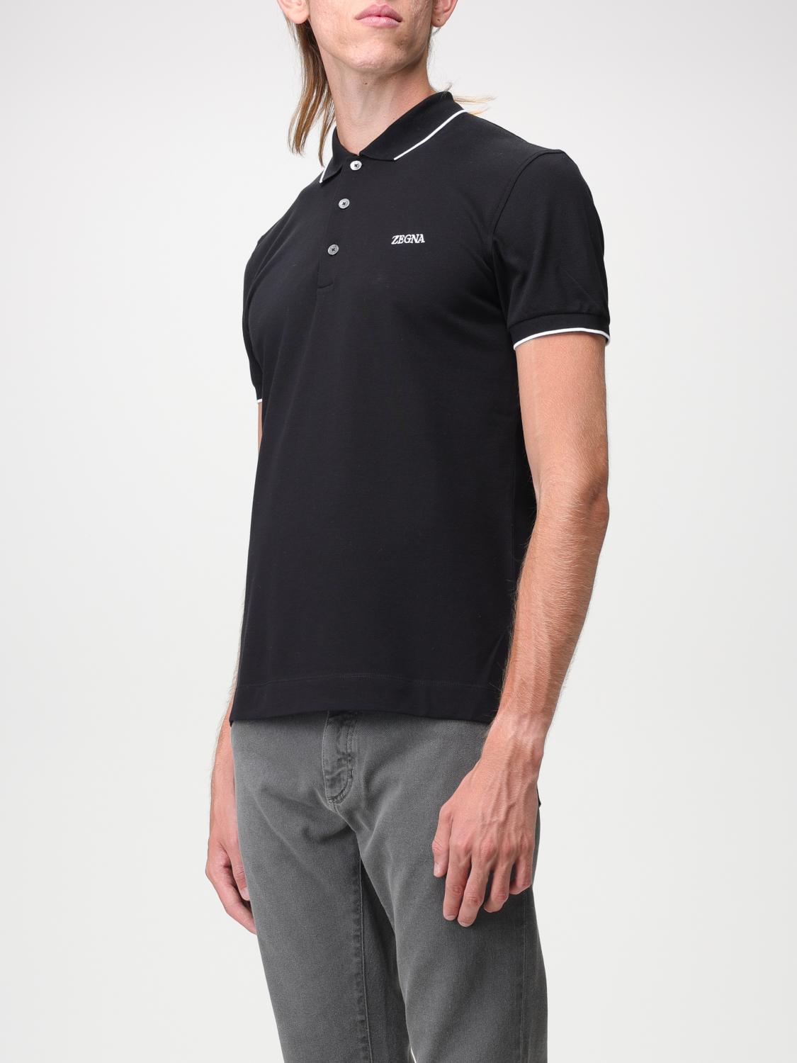 ZEGNA POLO: Polo hombre Zegna, Negro - Img 4