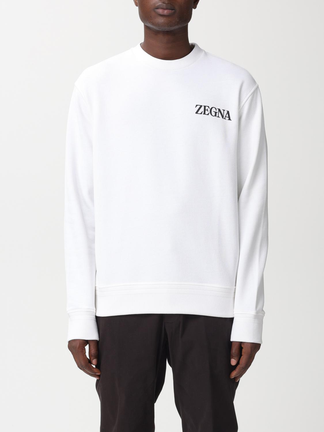 ZEGNA FELPA: Sudadera hombre Zegna, Blanco - Img 1