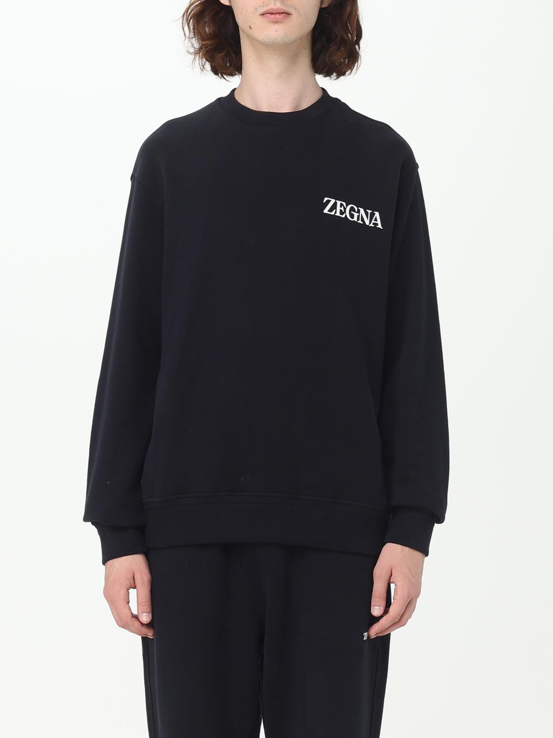 ZEGNA SUDADERA: Sudadera hombre Zegna, Negro - Img 1
