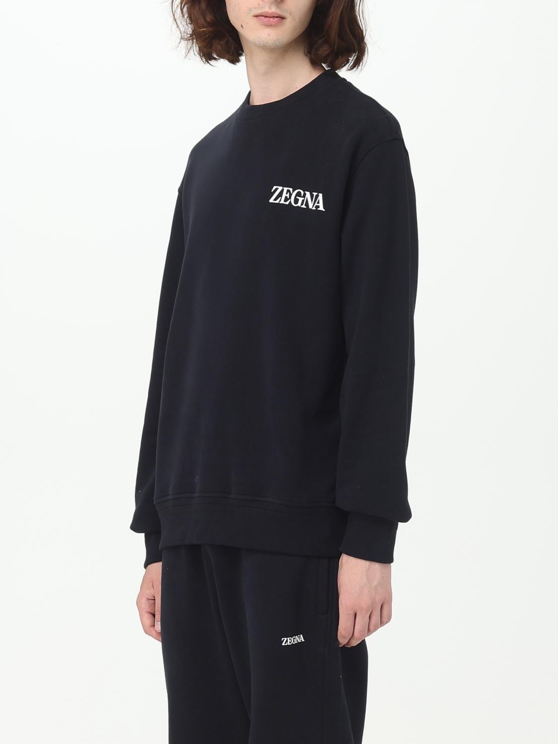 ZEGNA SUDADERA: Sudadera hombre Zegna, Negro - Img 4