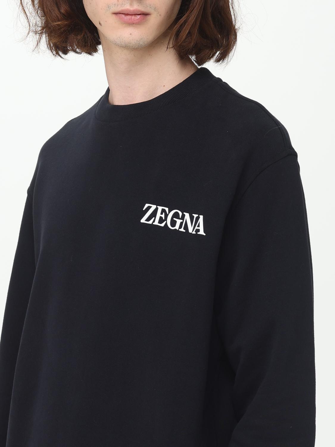 ZEGNA SUDADERA: Sudadera hombre Zegna, Negro - Img 5